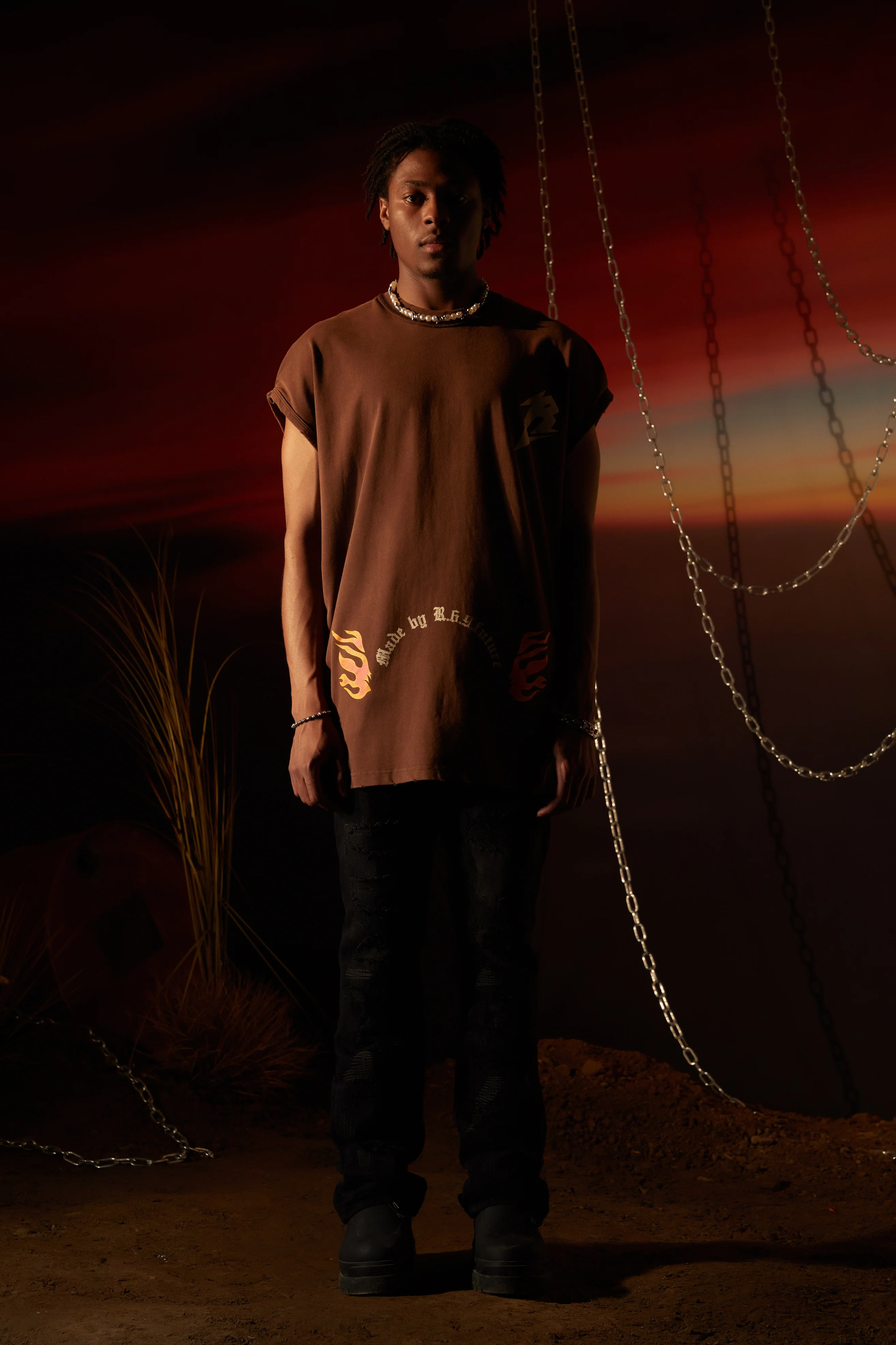 R69 Get The Fire Wings Tank Top