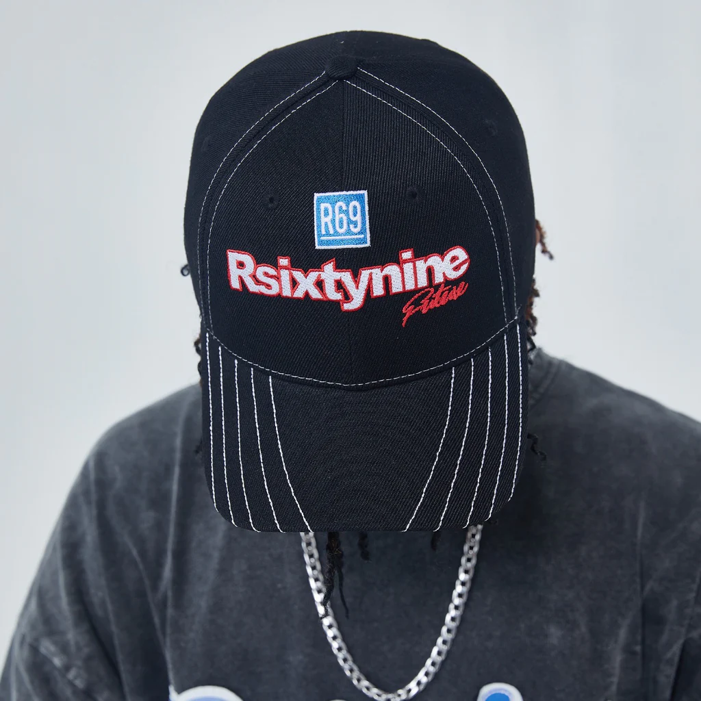 R69 Letter Slogan Cap
