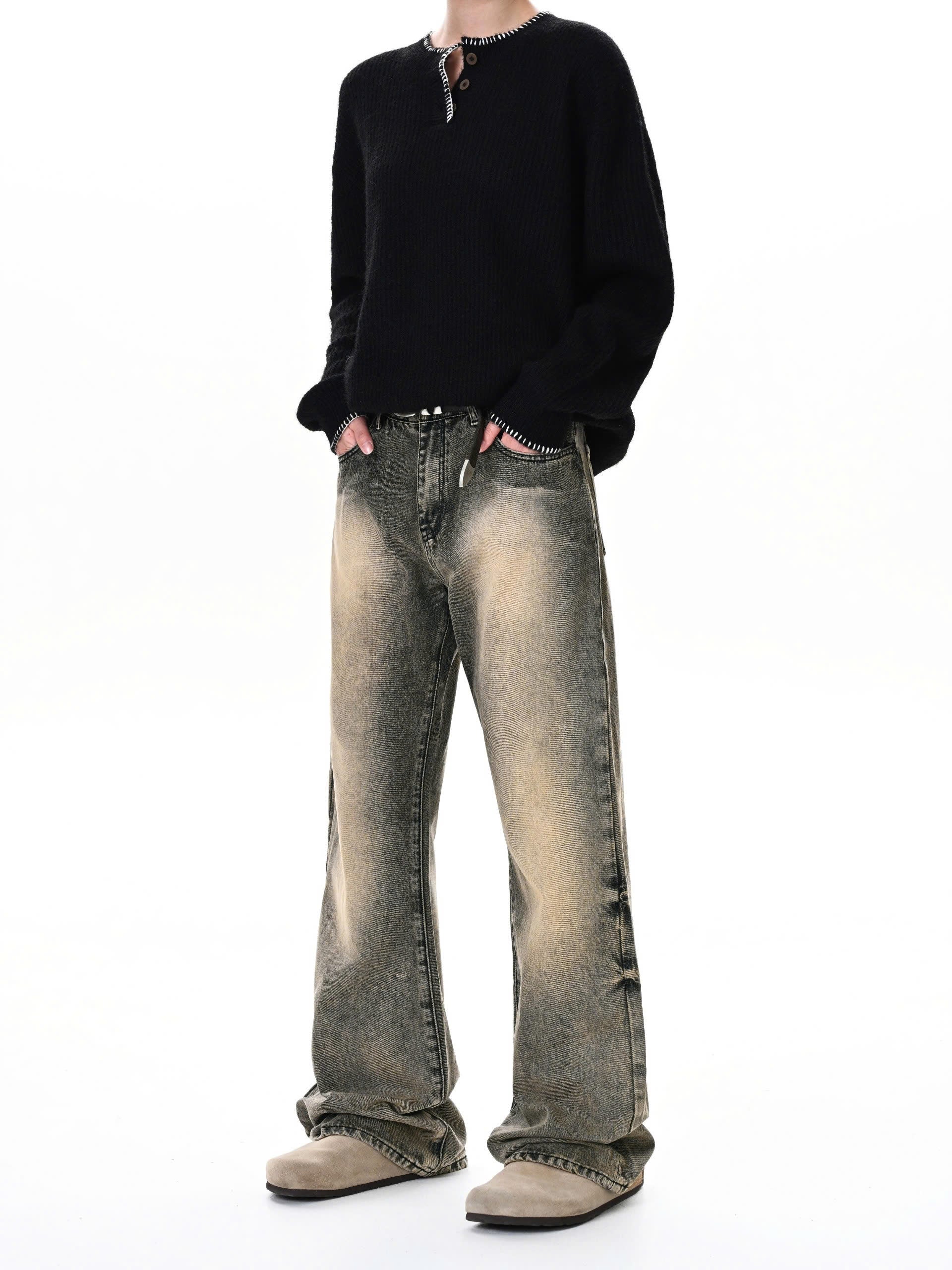 Burnt Grass Jeans Pants