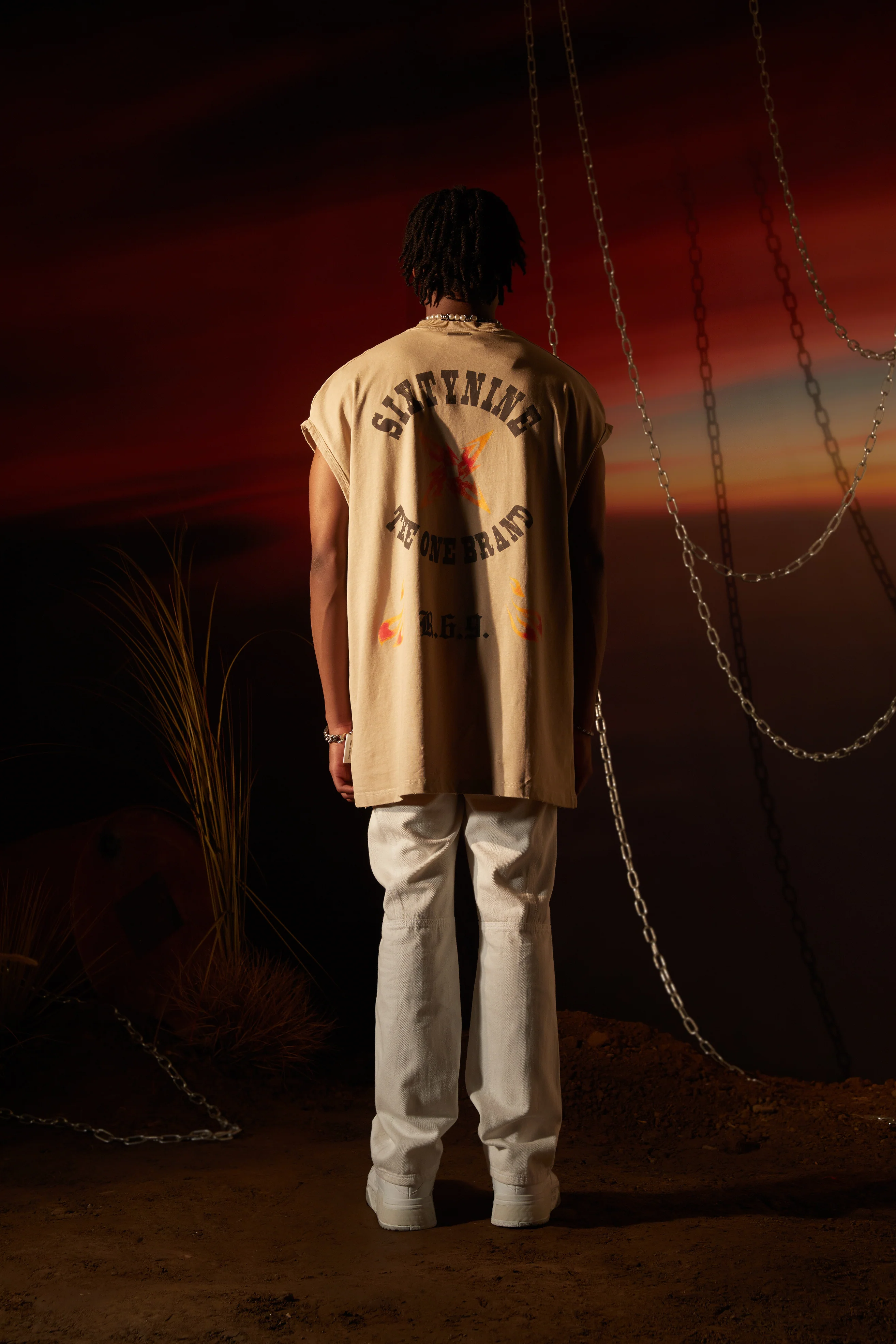 R69 Get The Fire Wings Tank Top