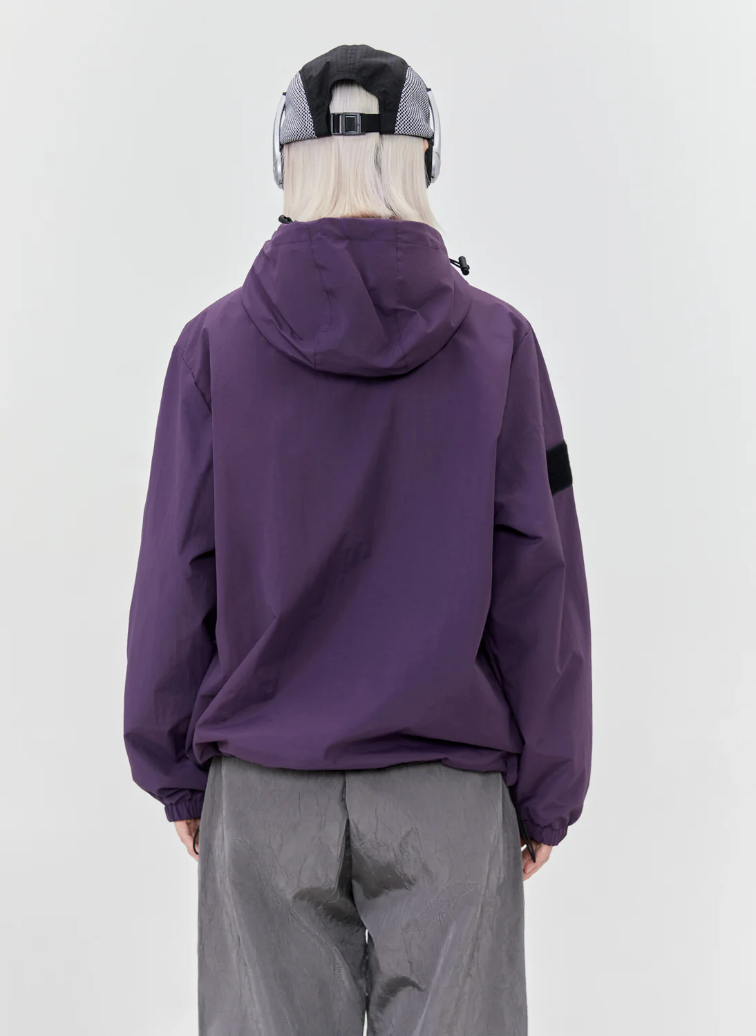 Multidimensional Space Windbreaker Jacket