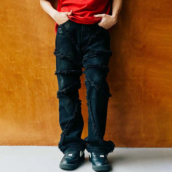 R69 Gigantic Octopus Jeans Pants