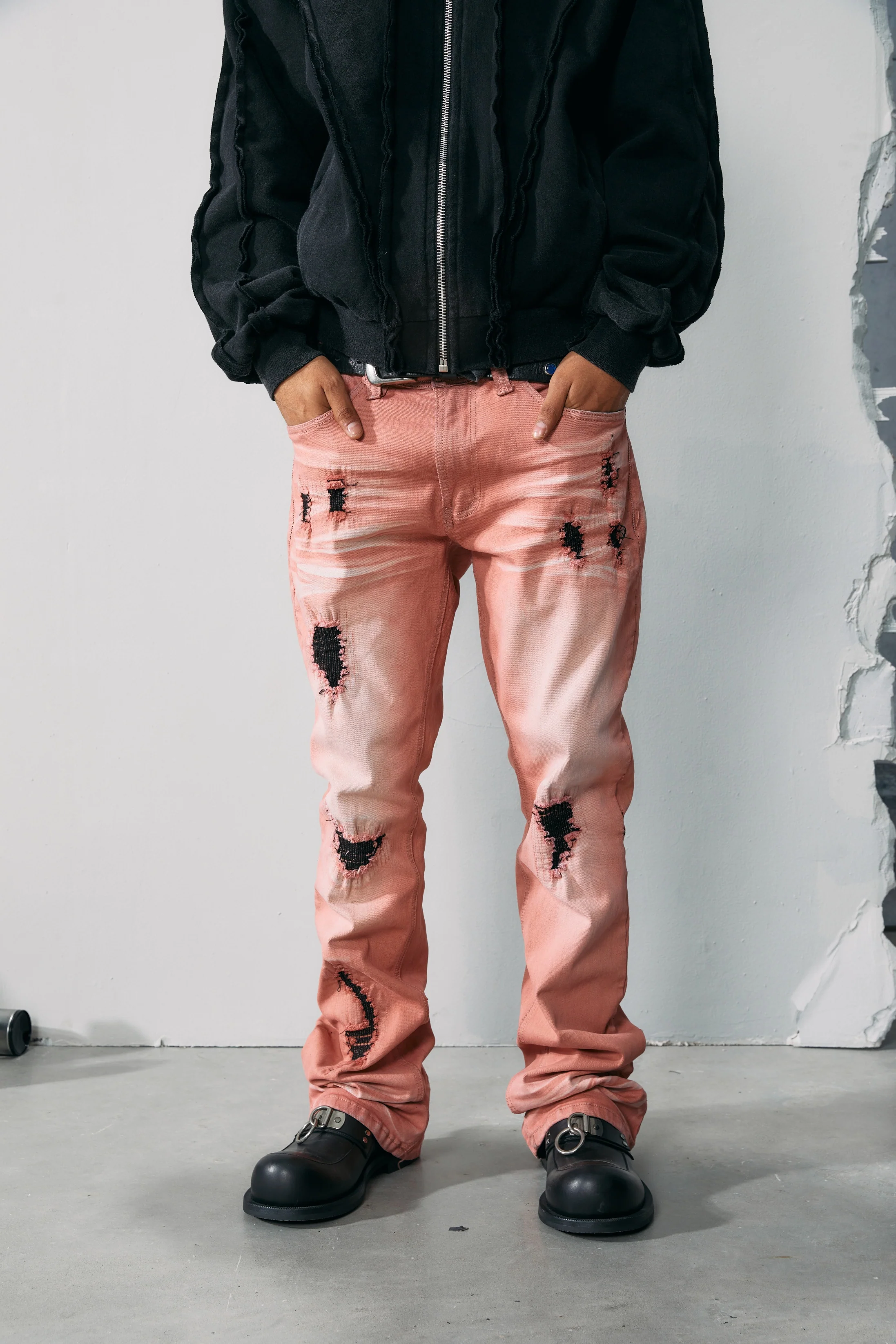 R69 Don'T Judge By Appearance Denim Pants