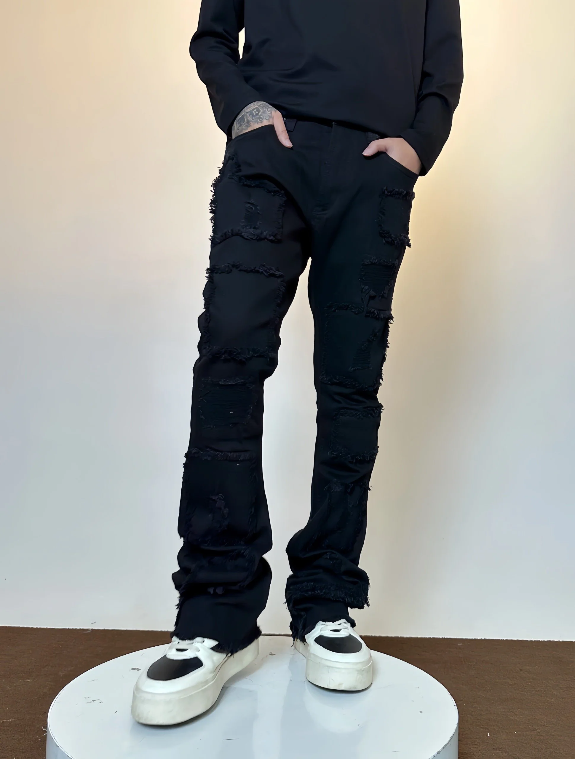 R69 Hide And Seek Denim Pants