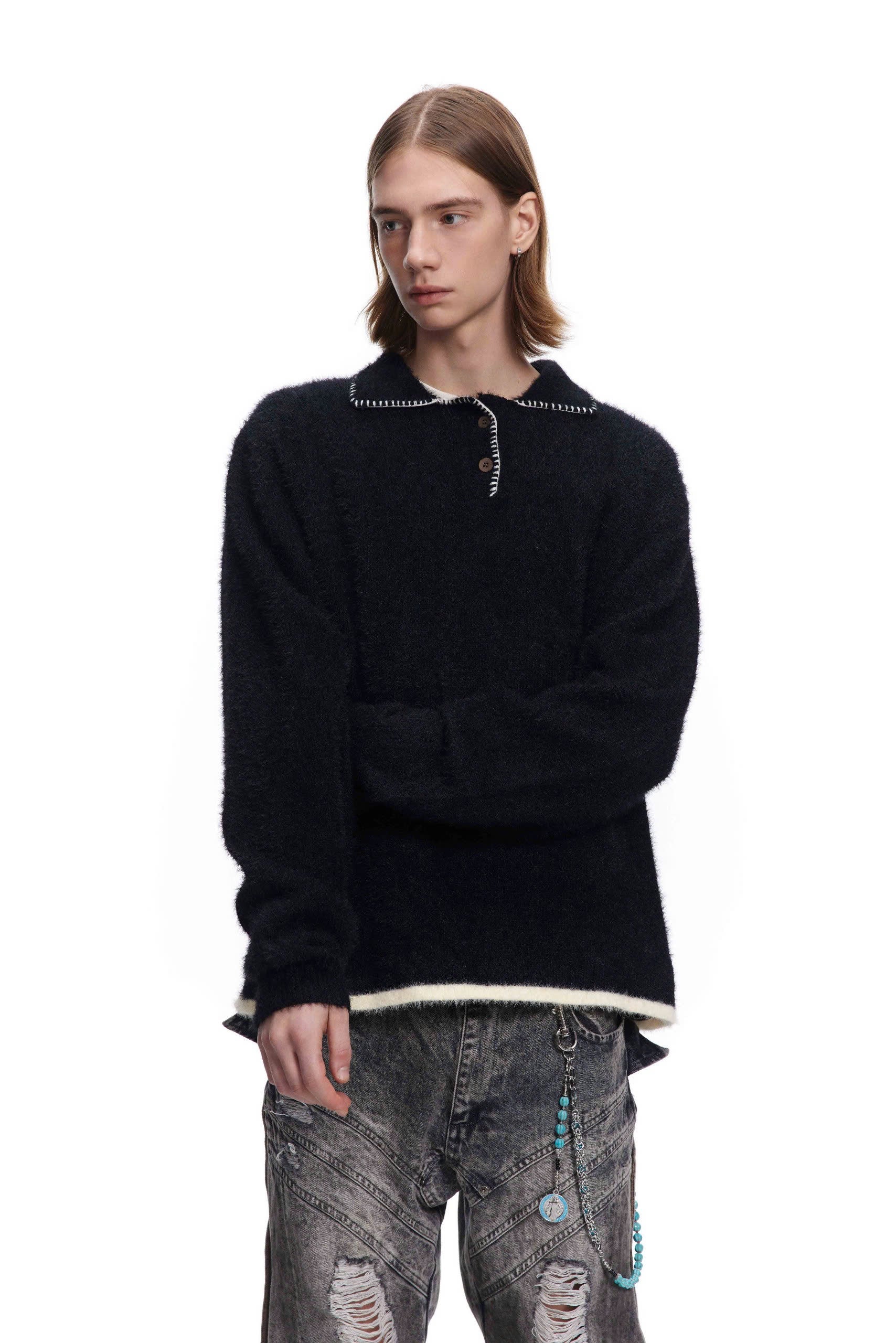 The Way Home Knit Polo Shirt