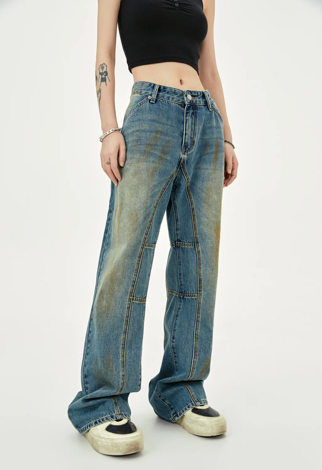 Double Jeans Pants