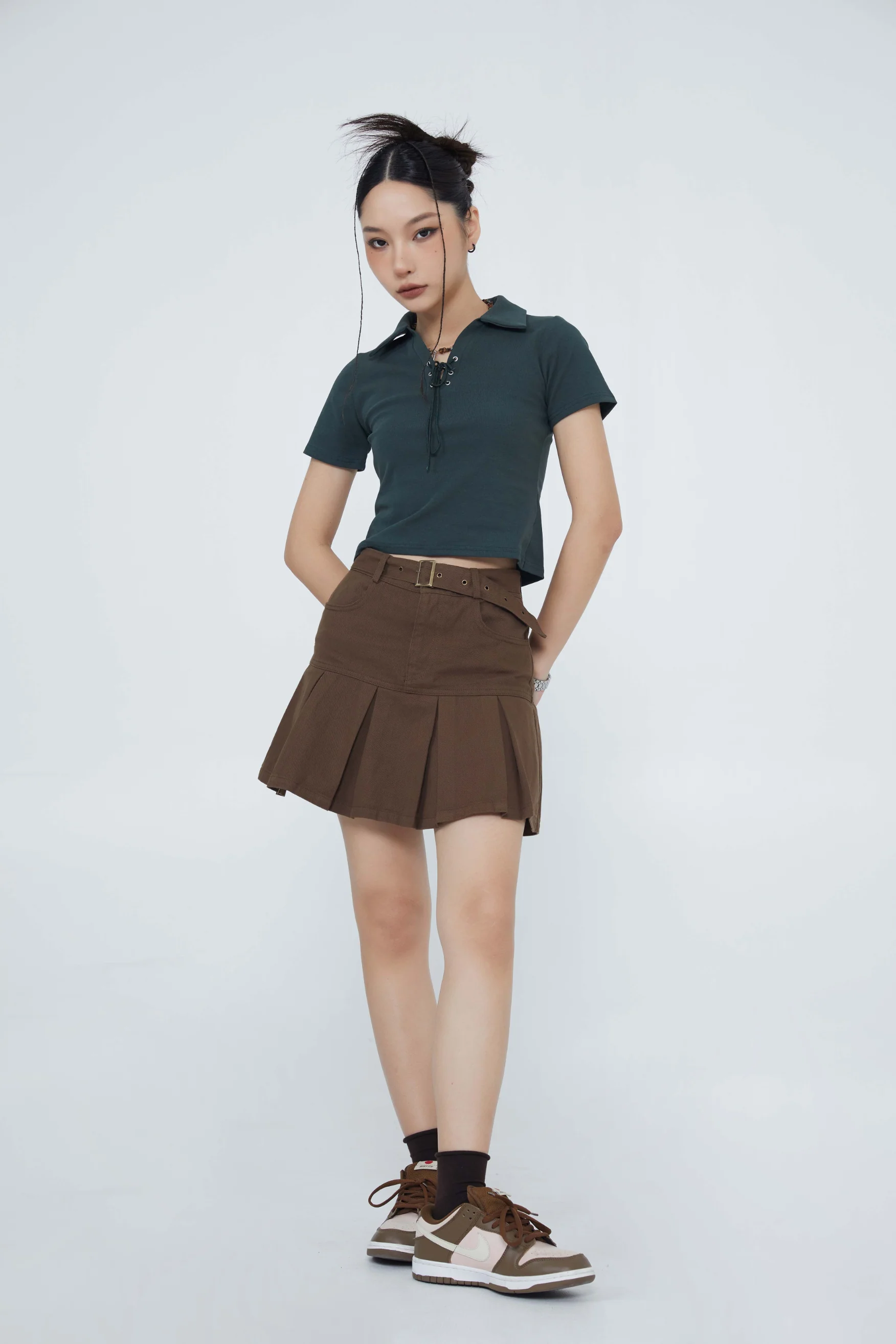 Shoelace On Top Polo