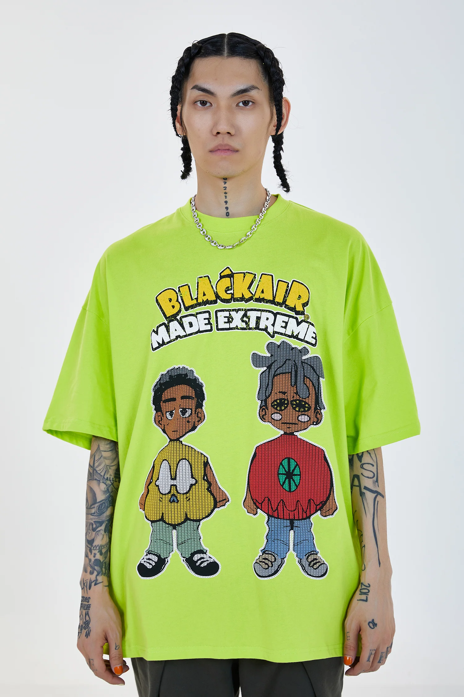 Hip Hop Stylised Crew T-Shirt