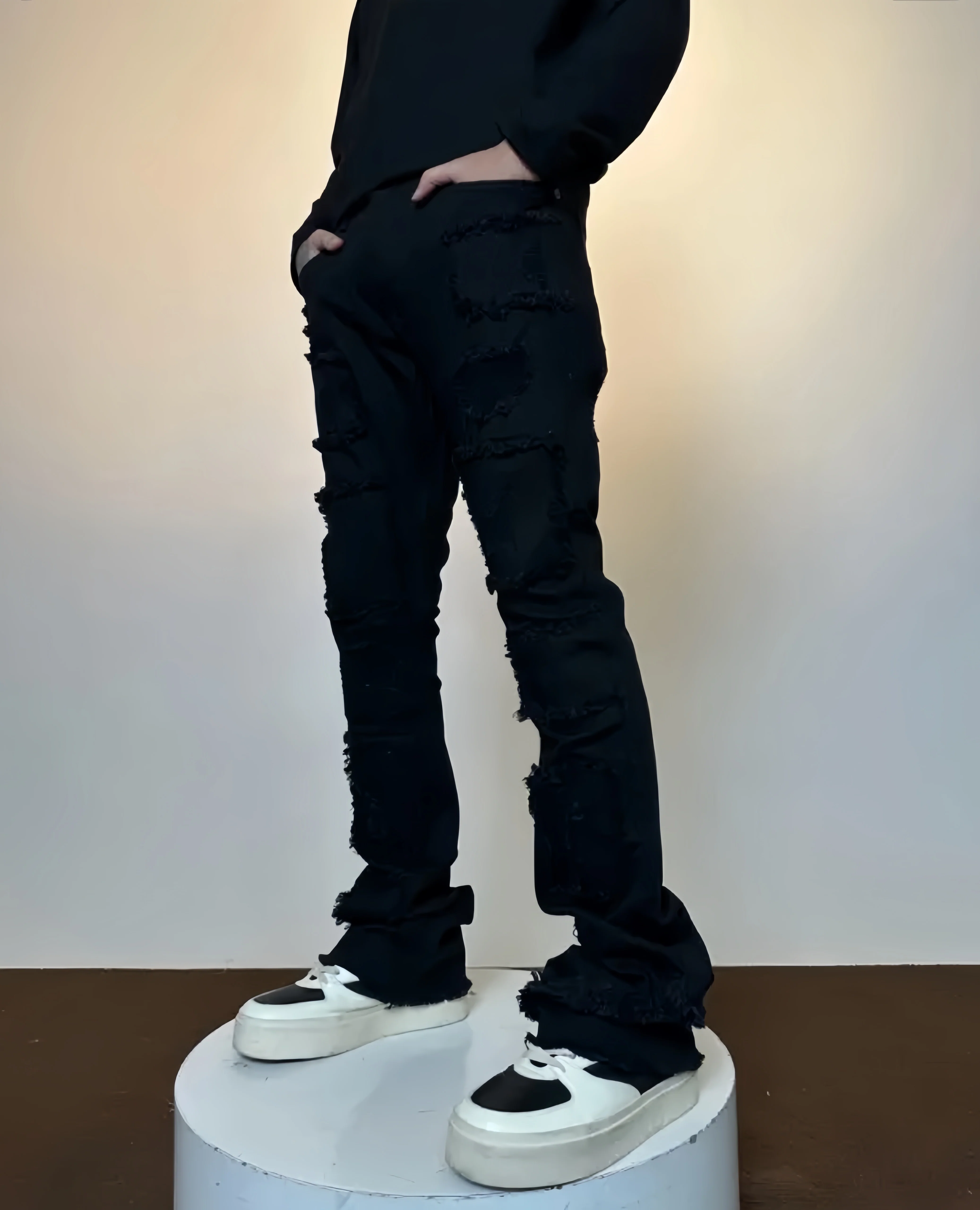 R69 Hide And Seek Denim Pants