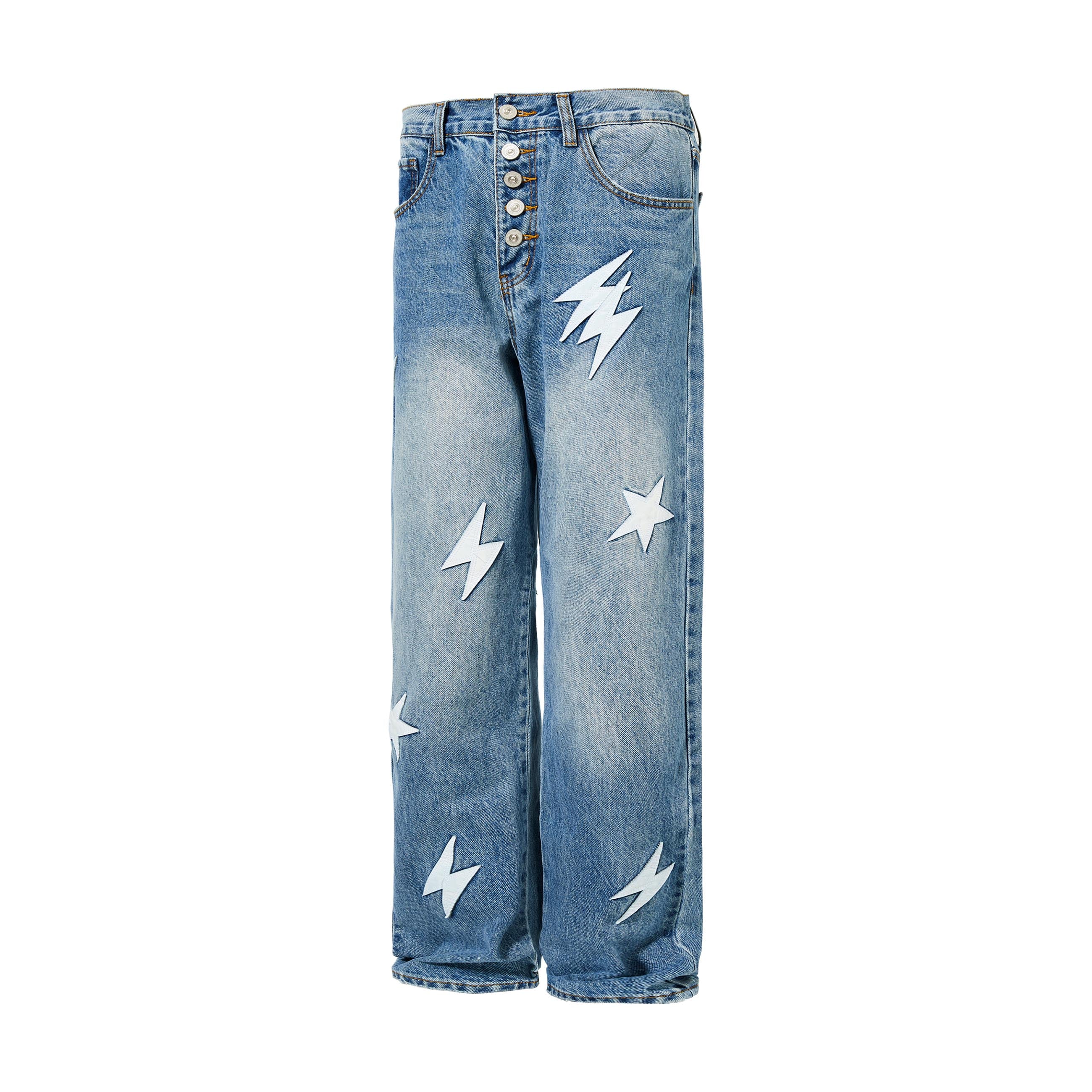 Lightning Star Jeans Pants