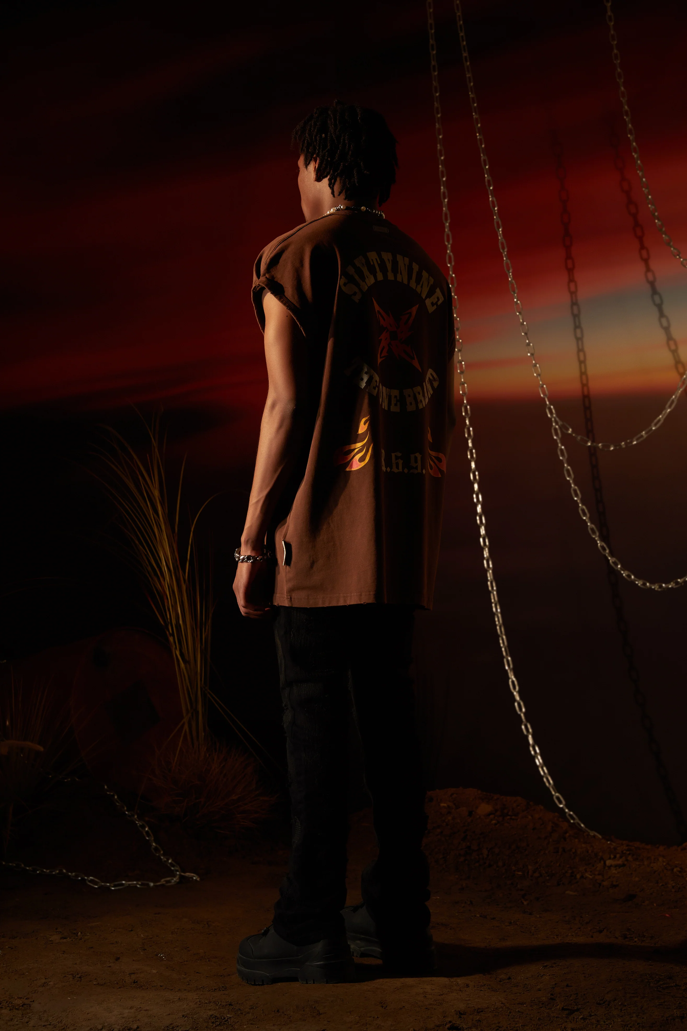 R69 Get The Fire Wings Tank Top