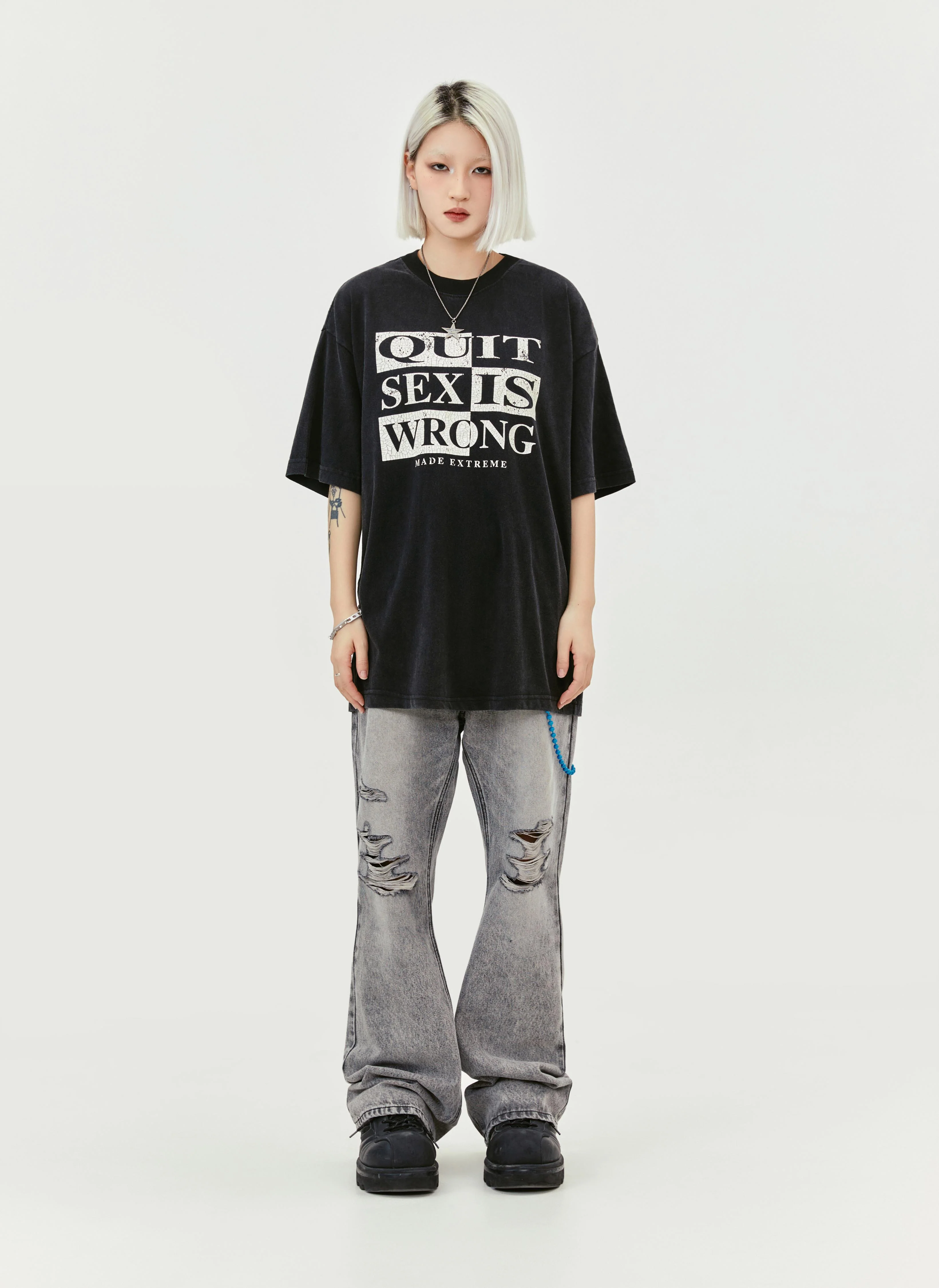 Quit S*X Is Wrong T-Shirt