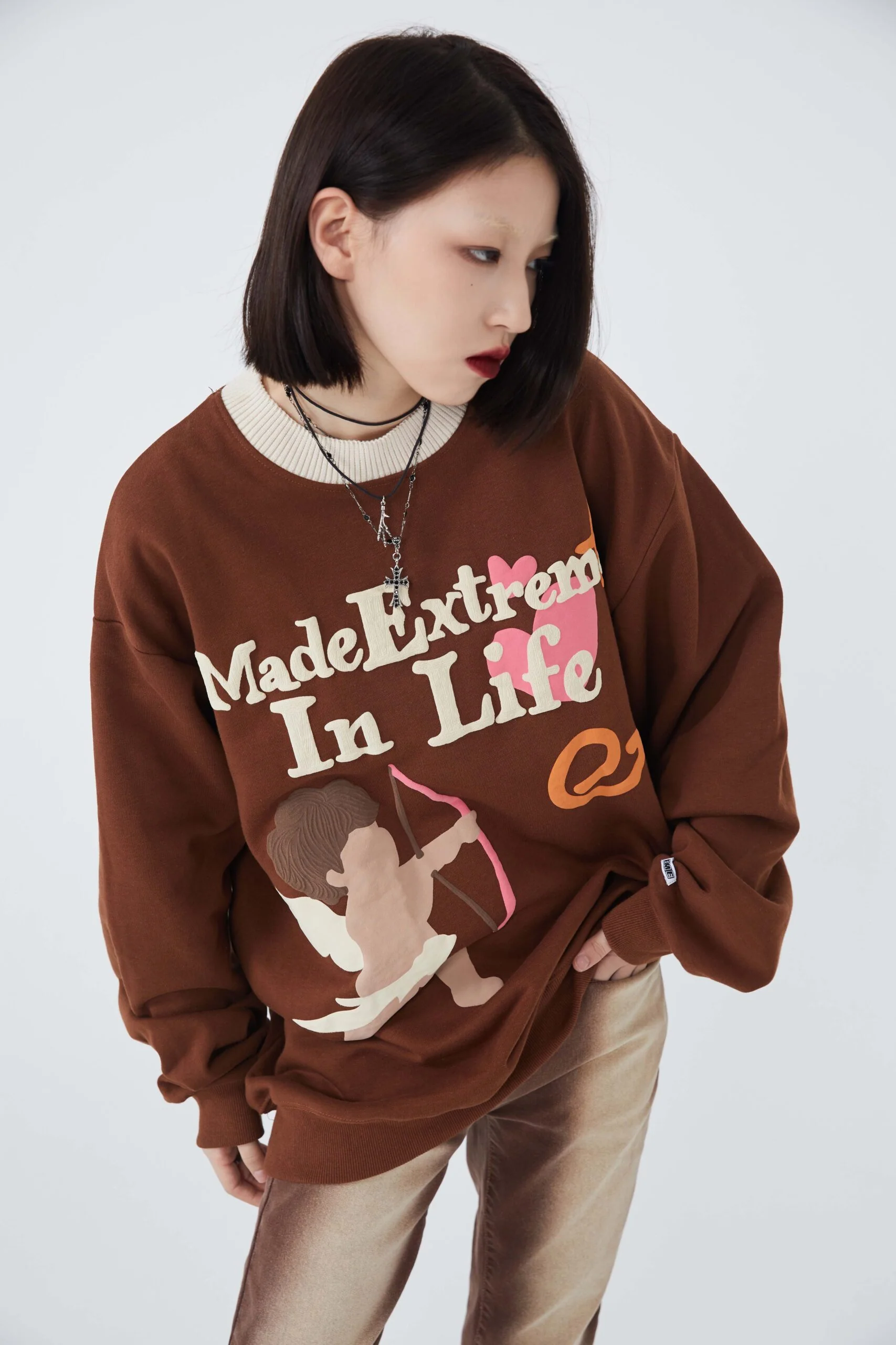 Arrow Cupid Sweatshirts Long-Sleeve