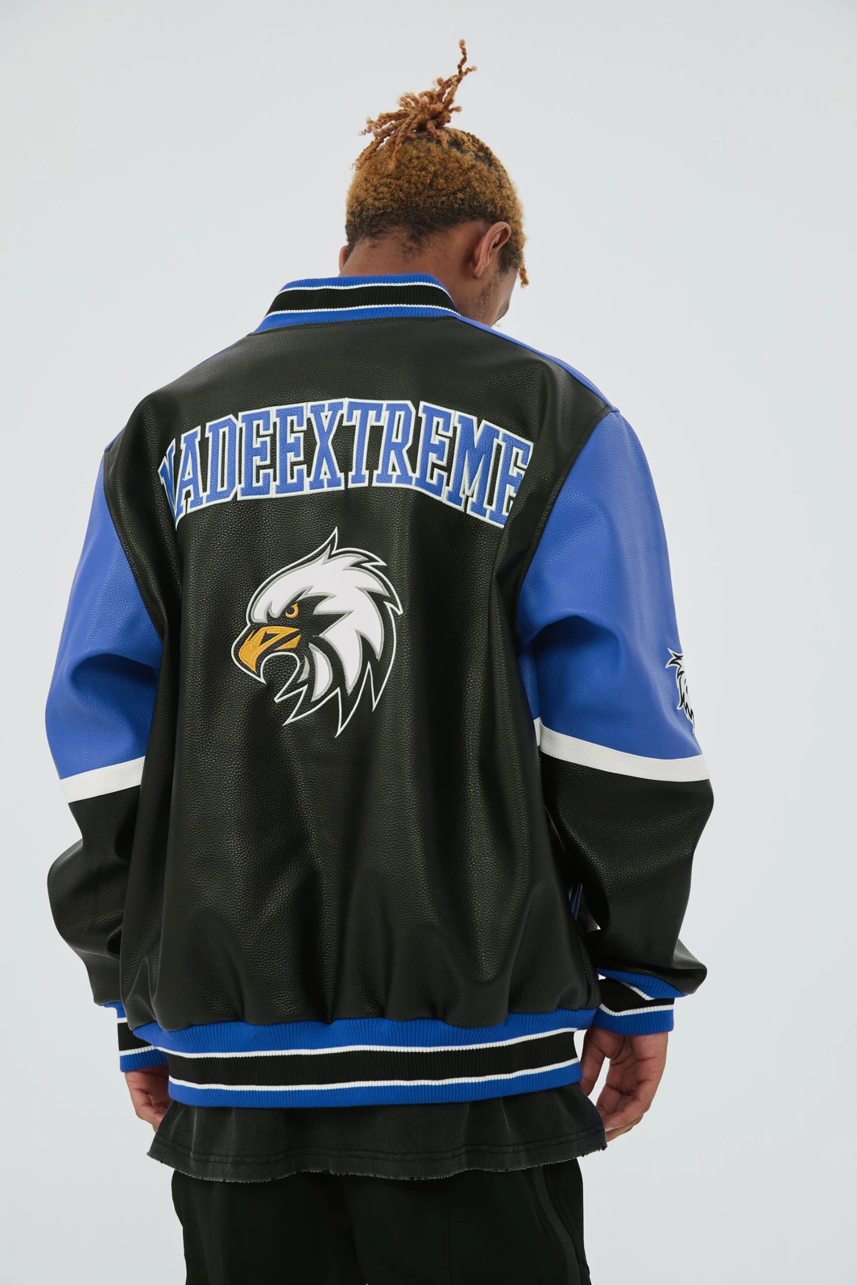 Eagles Leather Varsity Jacket