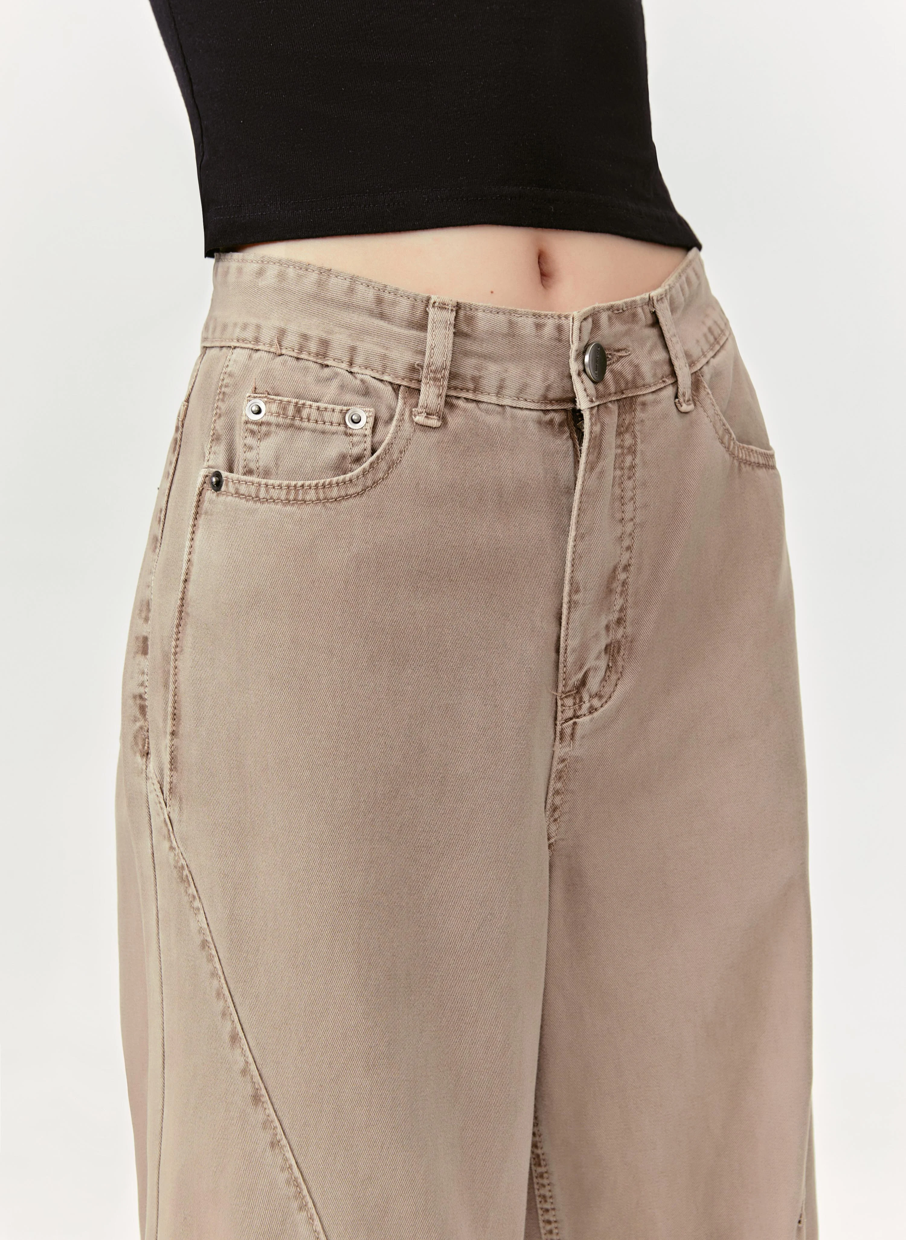 Braid Upgrade Kaki Pants