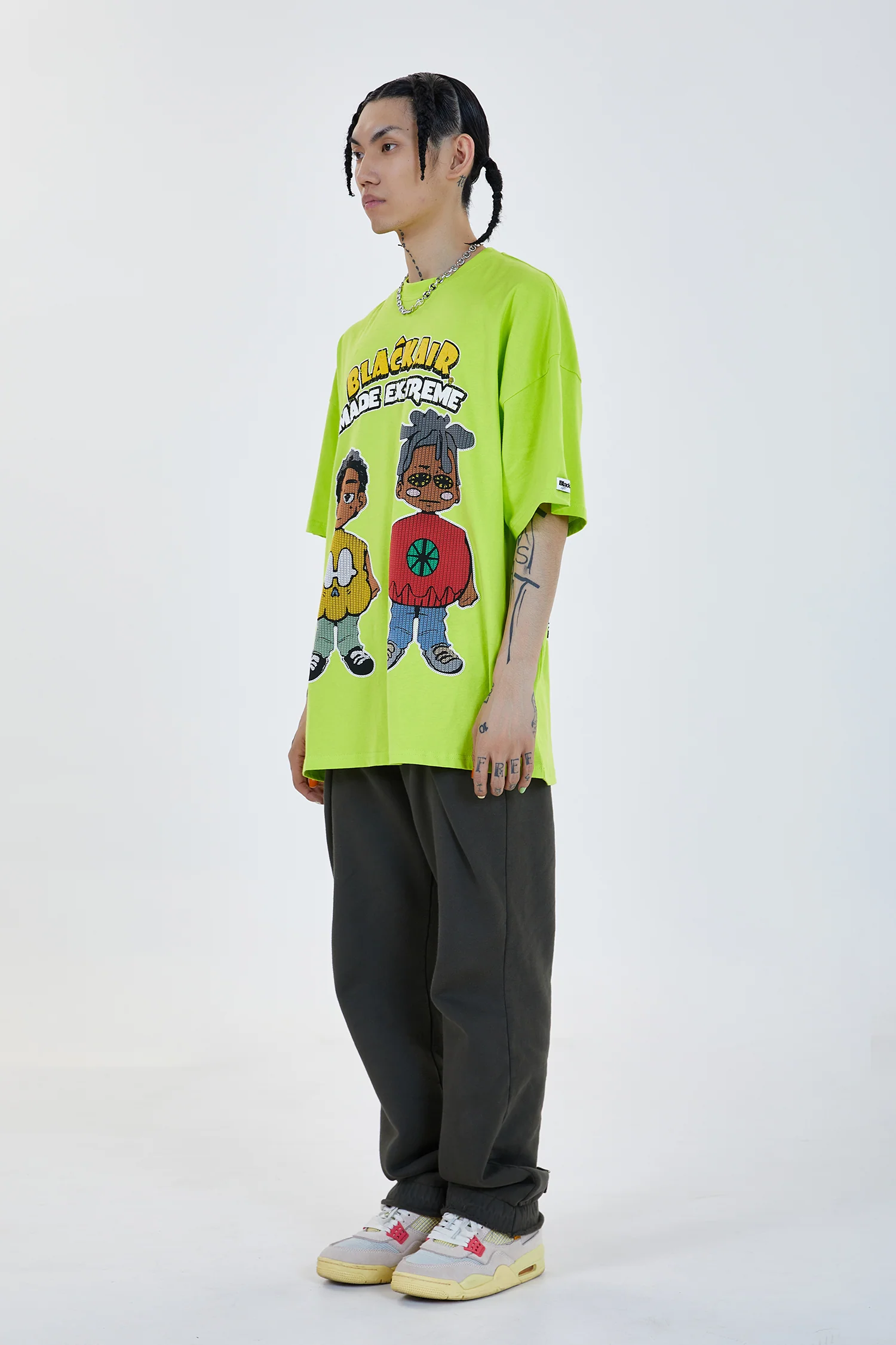 Hip Hop Stylised Crew T-Shirt