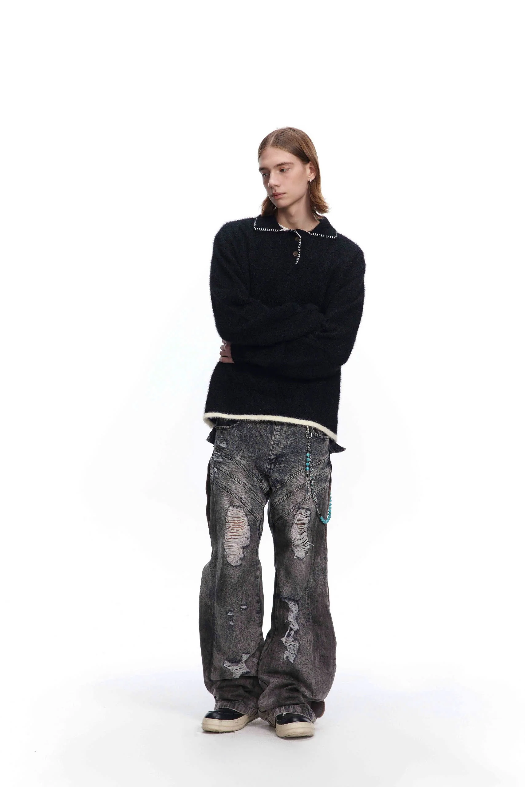 The Way Home Knit Polo Shirt