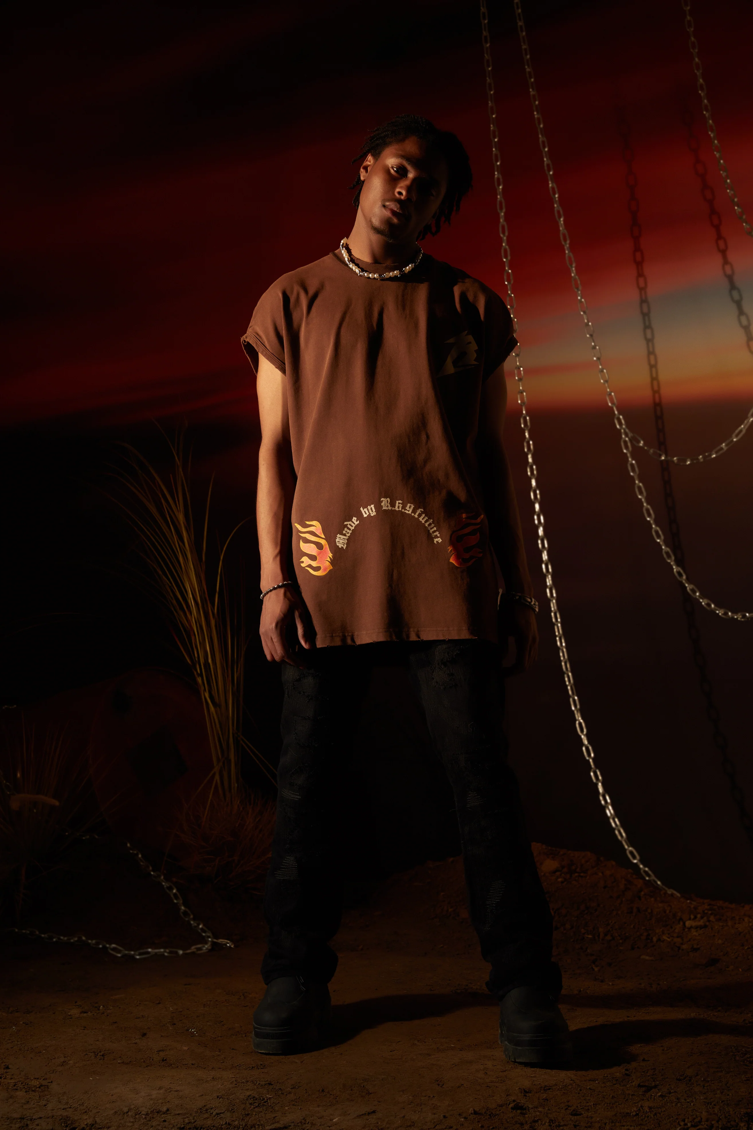 R69 Get The Fire Wings Tank Top