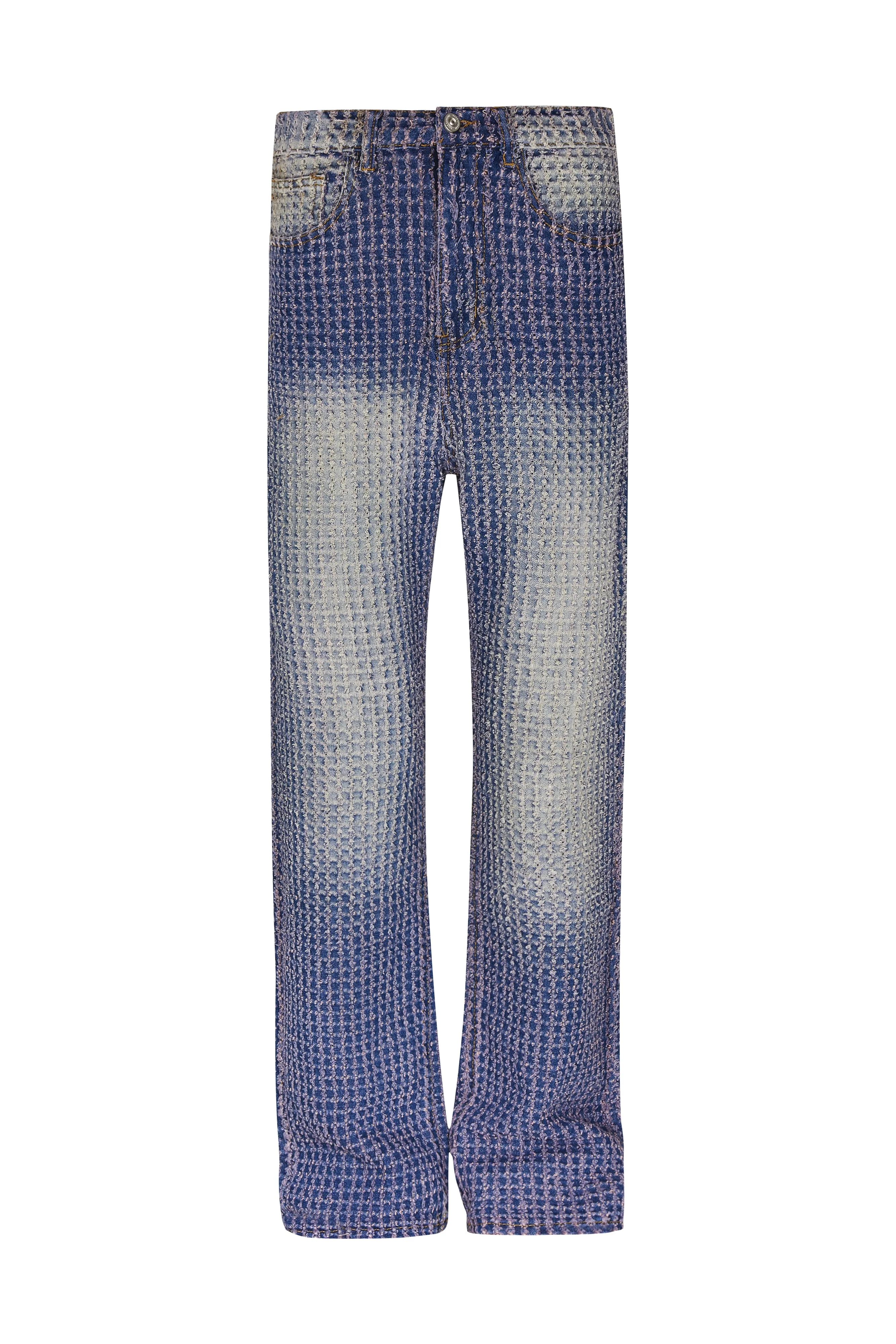 Fishing Net Jeans Pants