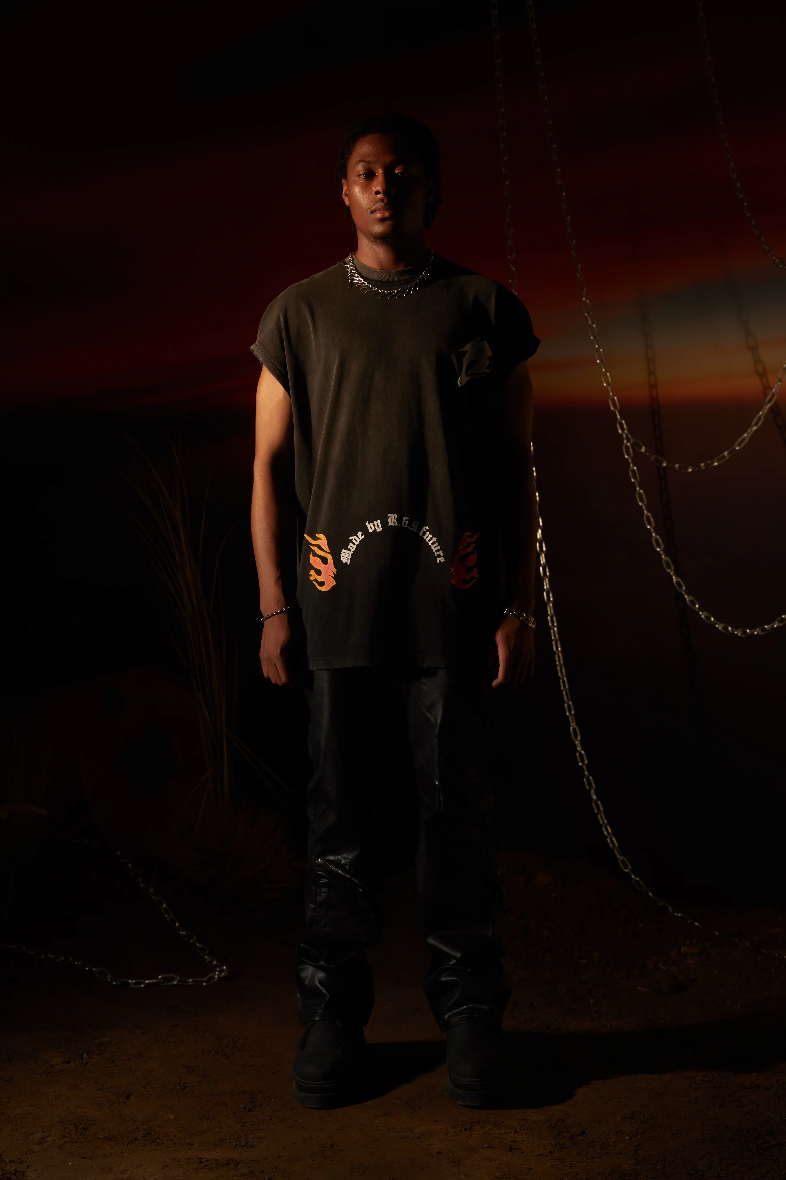 R69 Get The Fire Wings Tank Top