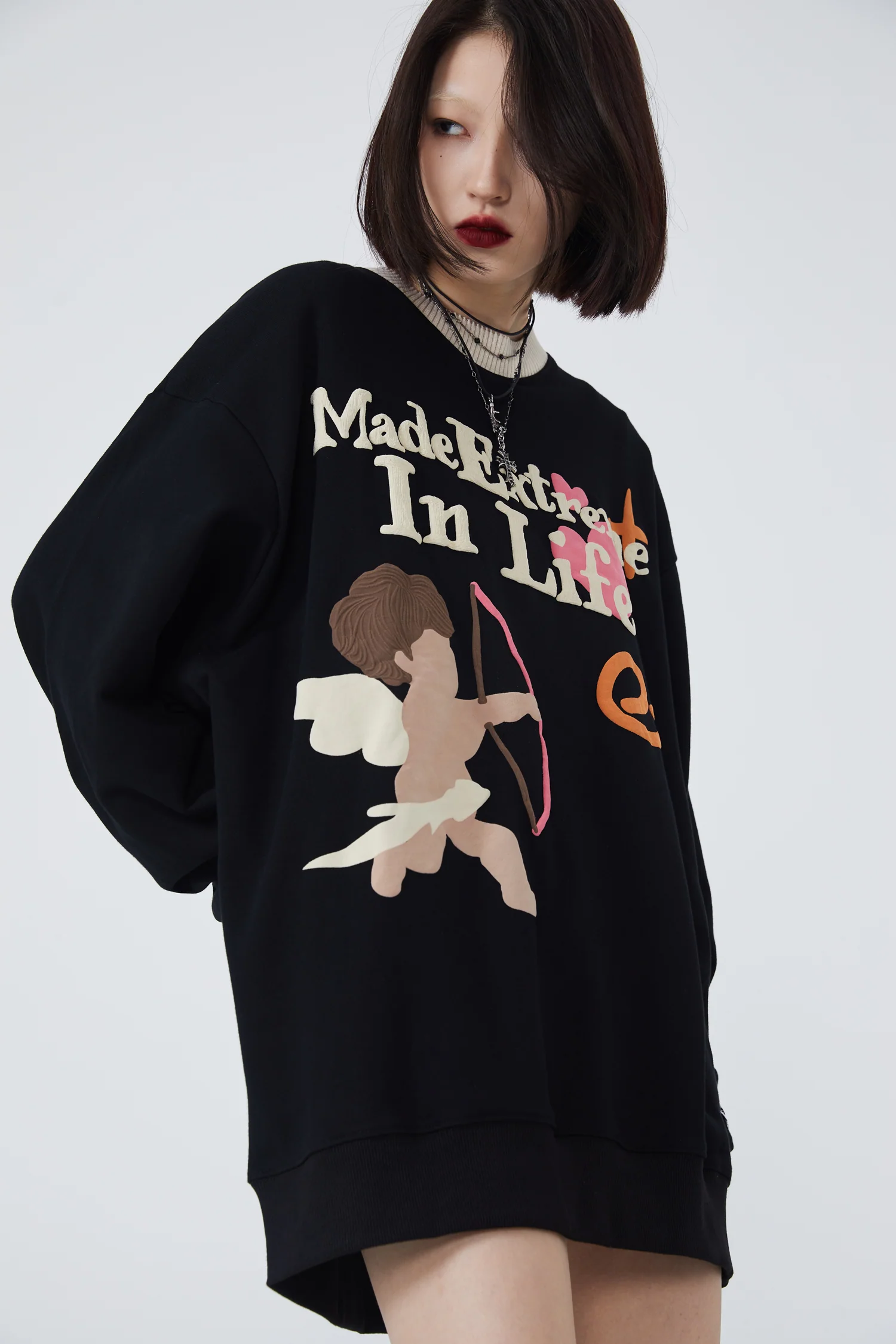 Arrow Cupid Sweatshirts Long-Sleeve