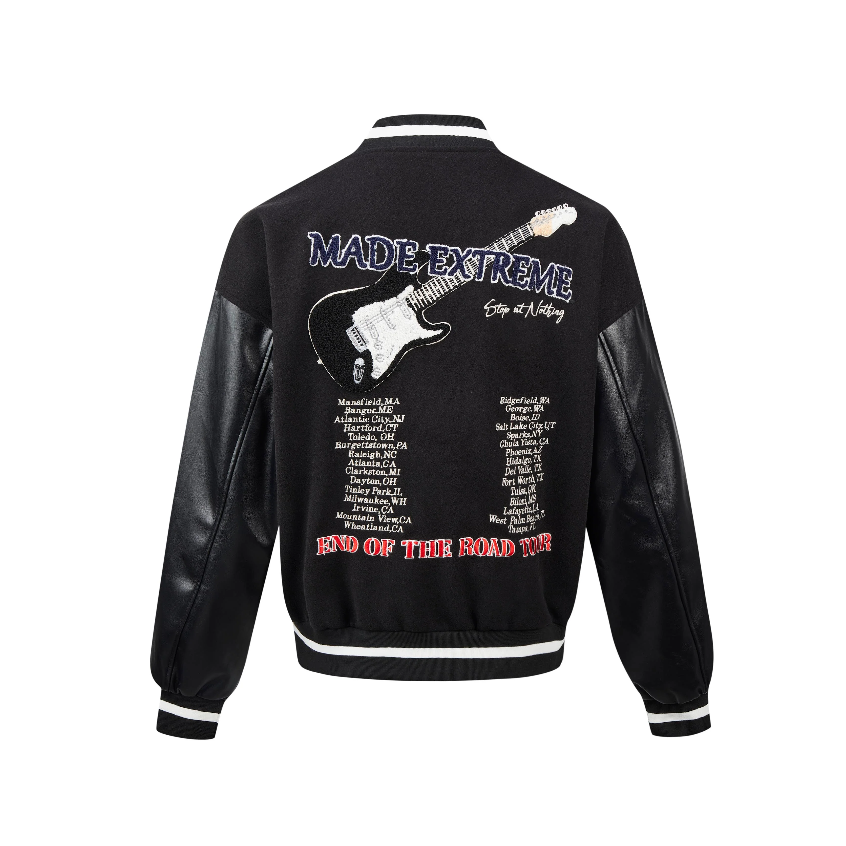 End Of The Road Tour Varsity Jacket