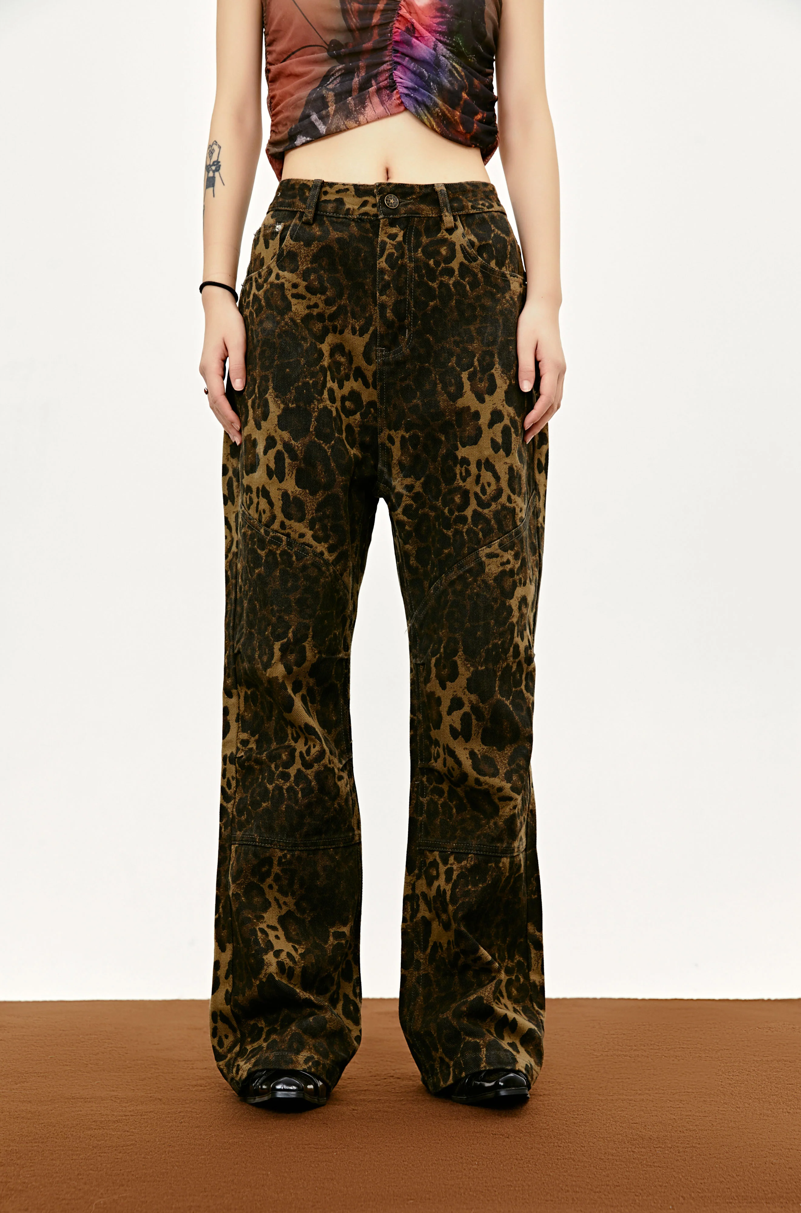 Royal Cheetah Jeans Pants