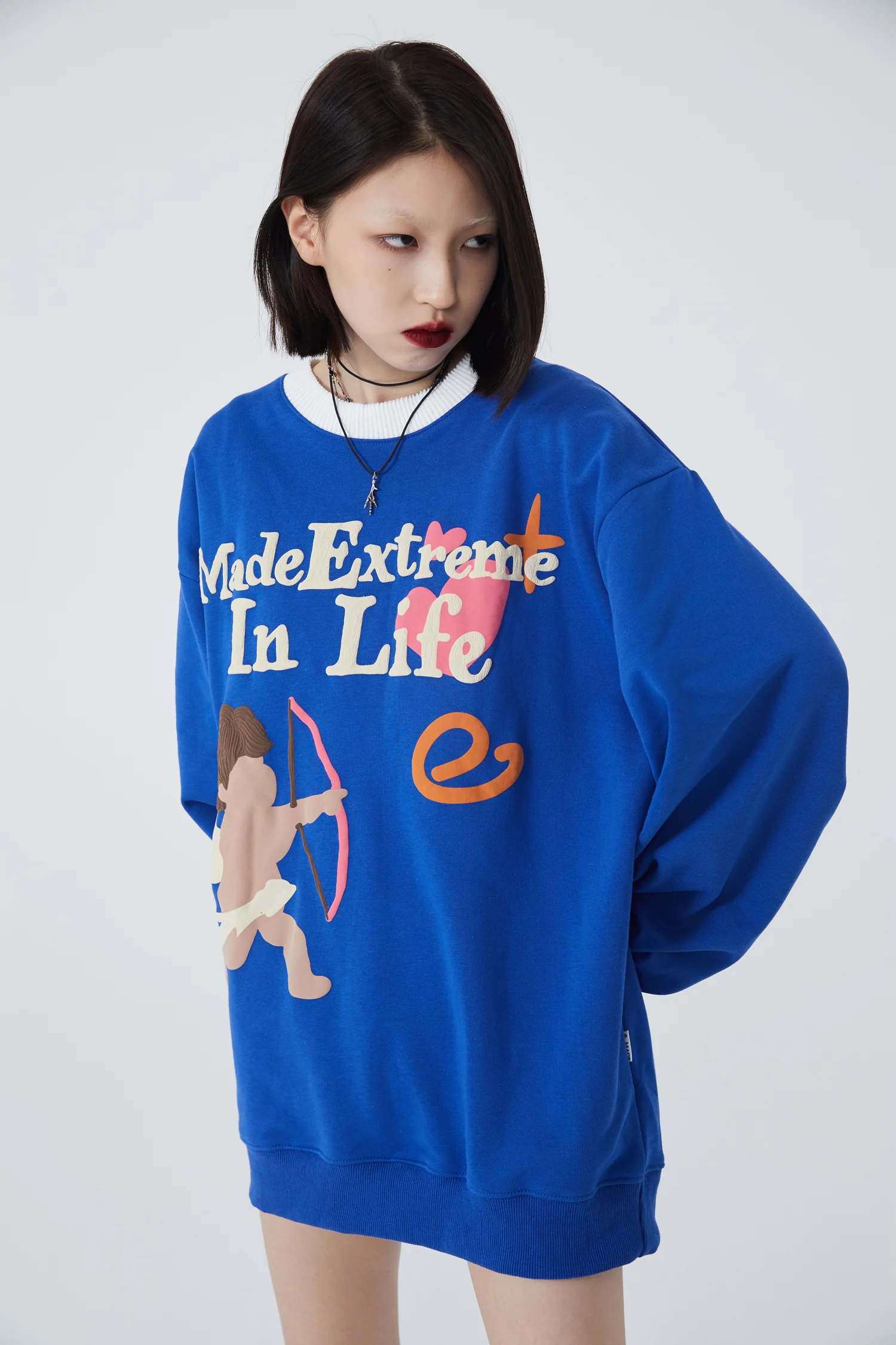 Arrow Cupid Sweatshirts Long-Sleeve