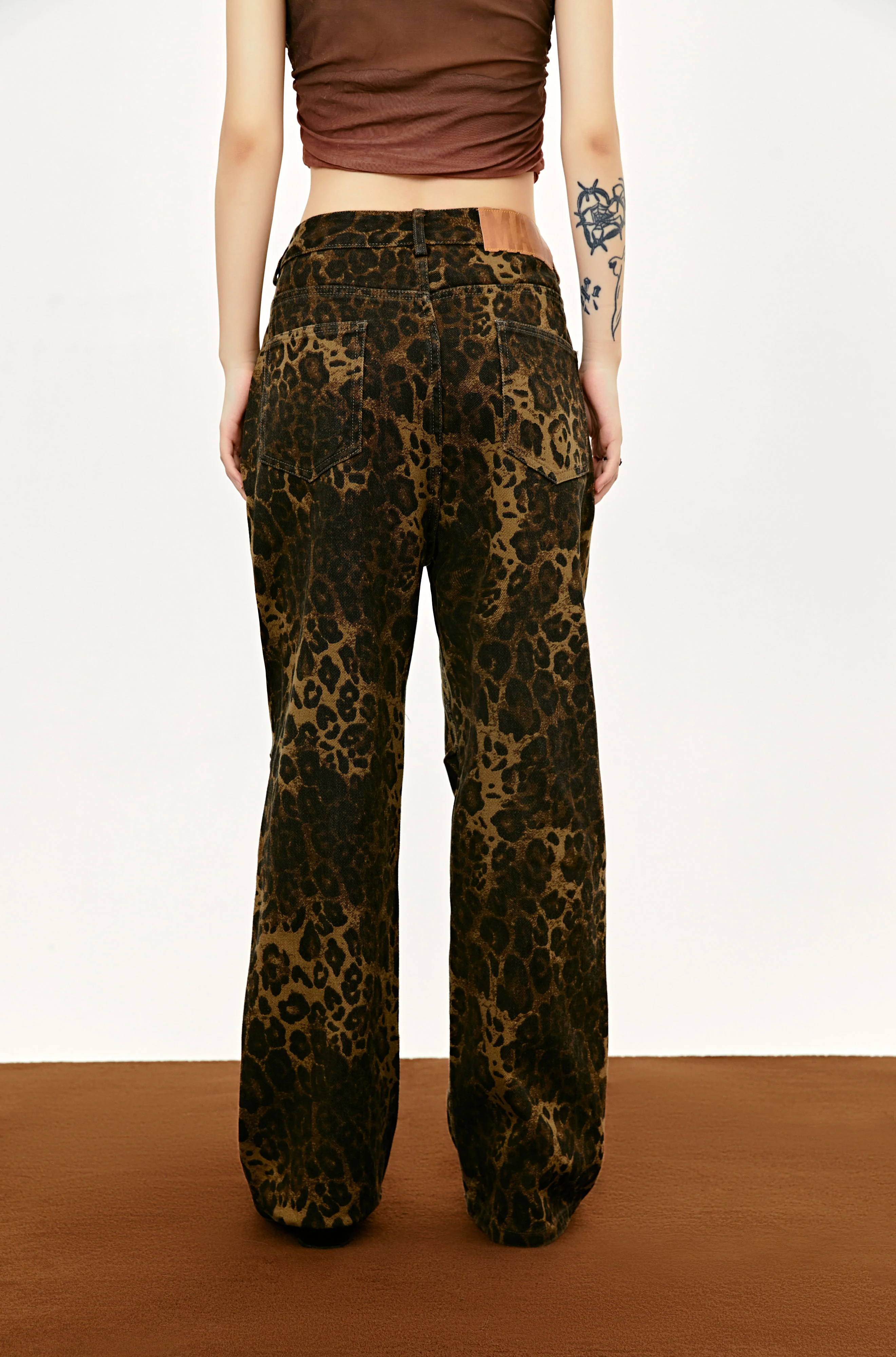 Royal Cheetah Jeans Pants