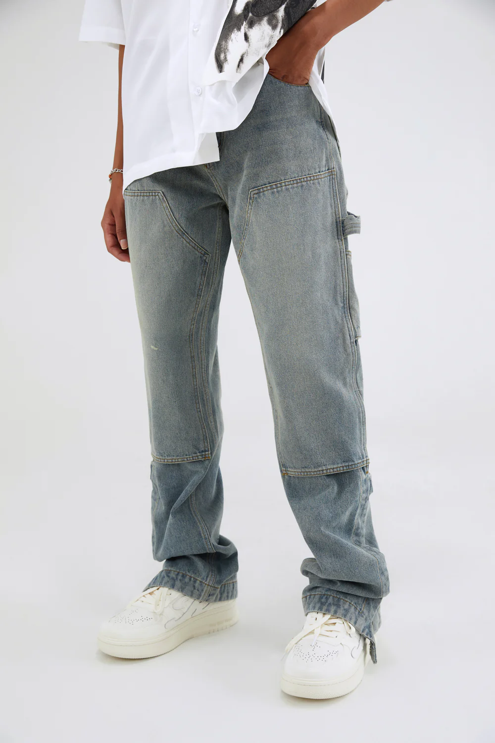 Simple Old School Denim Pants