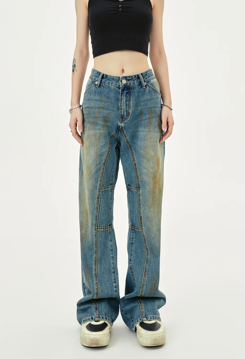 Double Jeans Pants