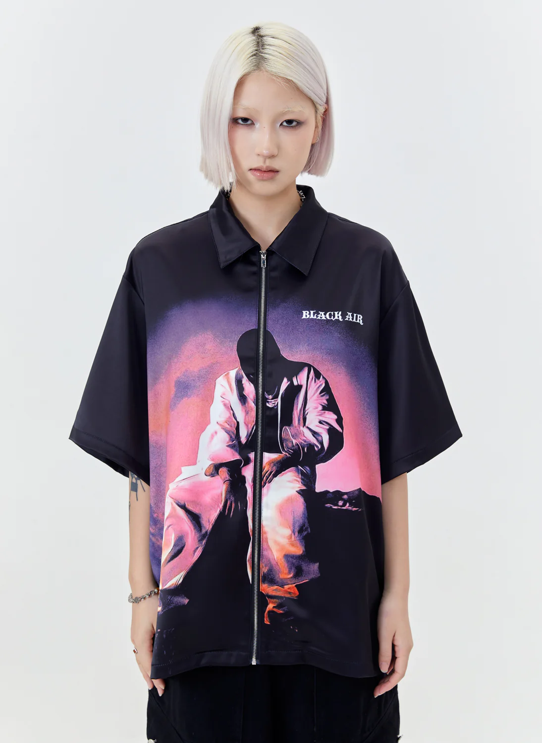 Depression Guy Zip Shirt