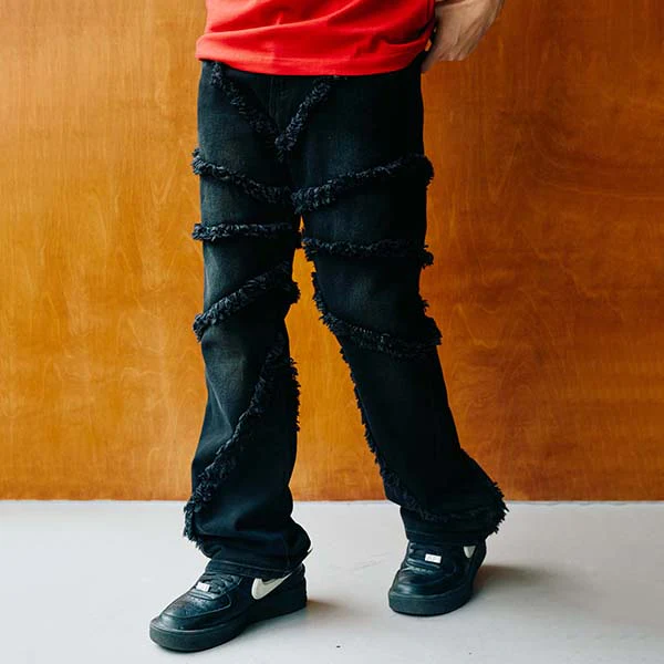 R69 Gigantic Octopus Jeans Pants