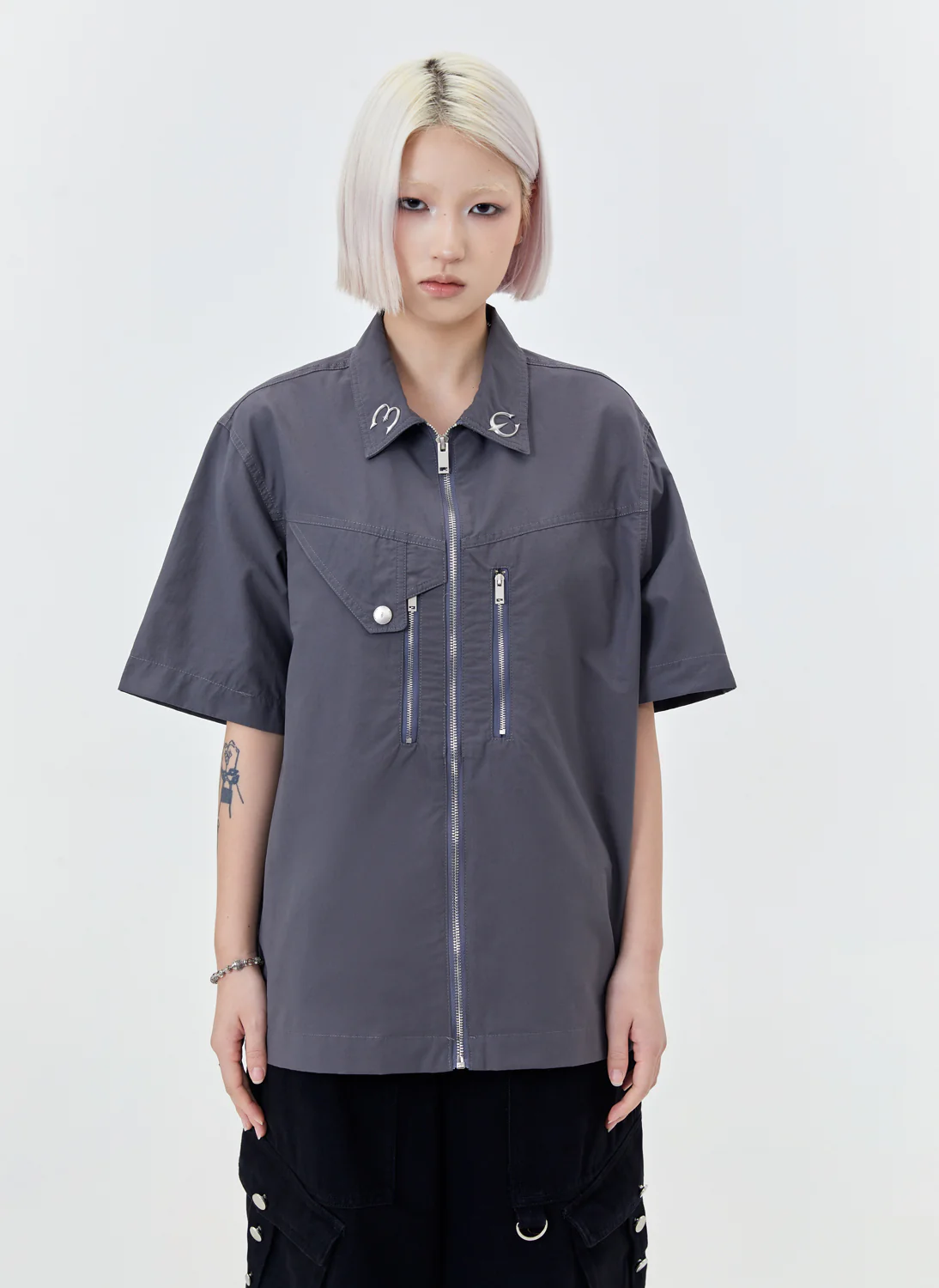 The Basic Zipper Shirt