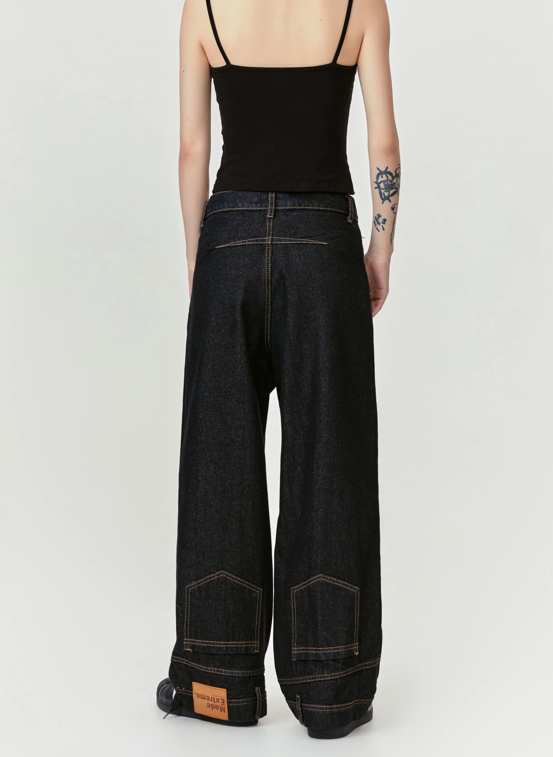 Inverted Triangle Jeans Pants