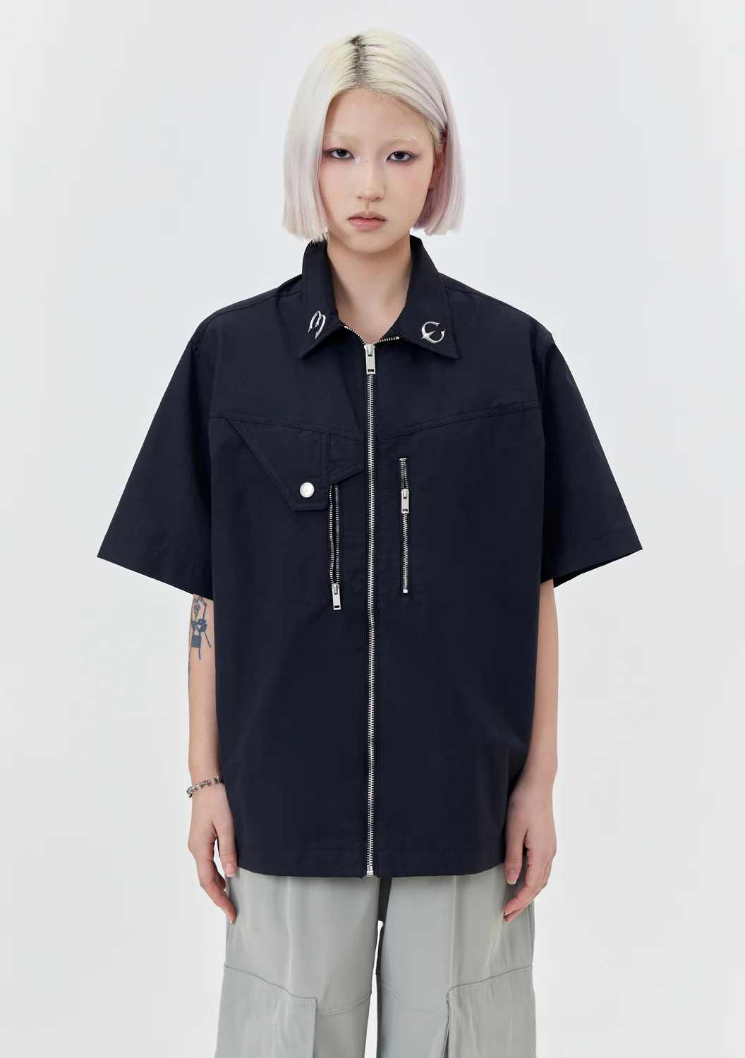 The Basic Zipper Shirt