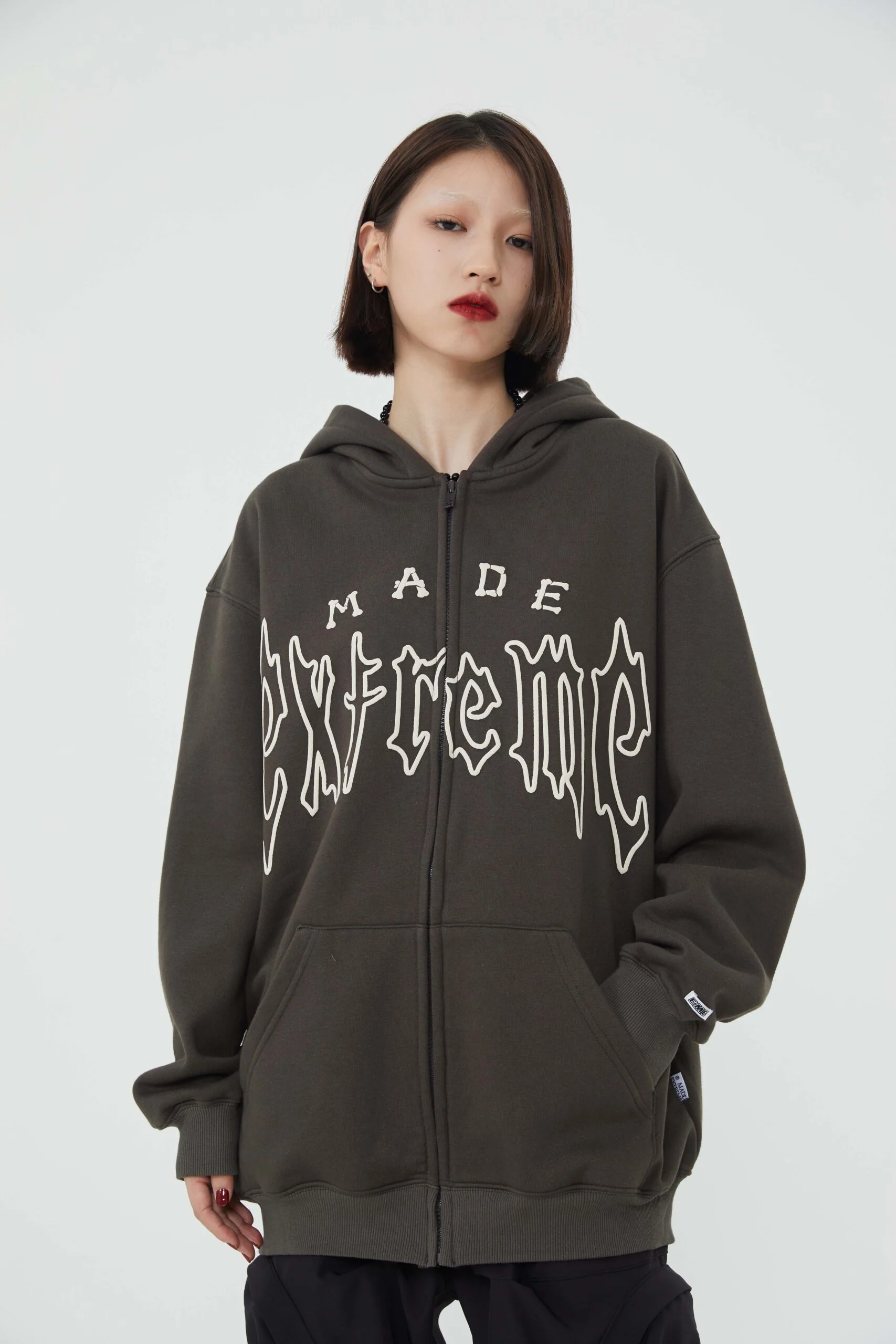 Crouching Zip Hoodie