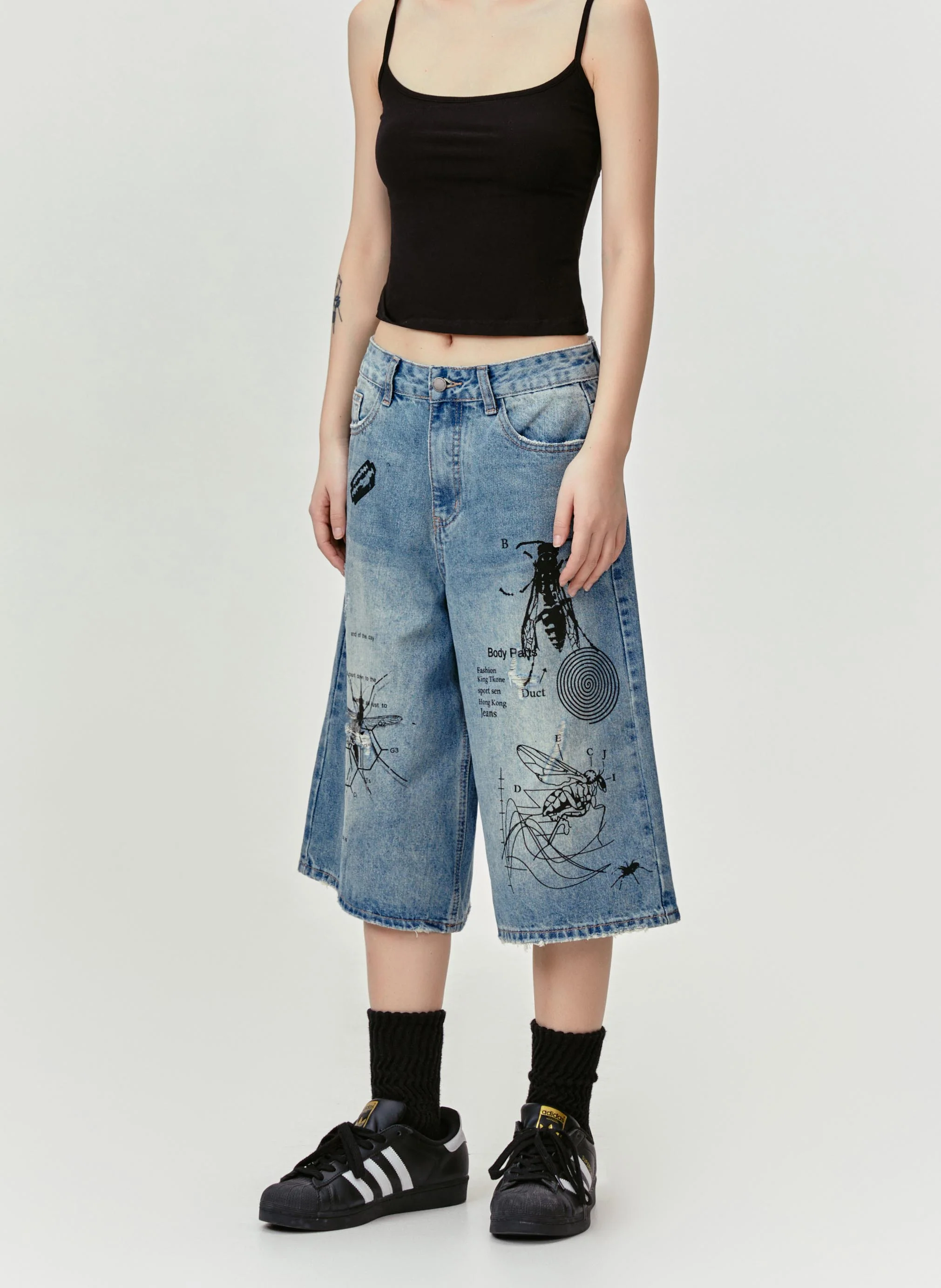 Body Patts Jeans Capri Pants