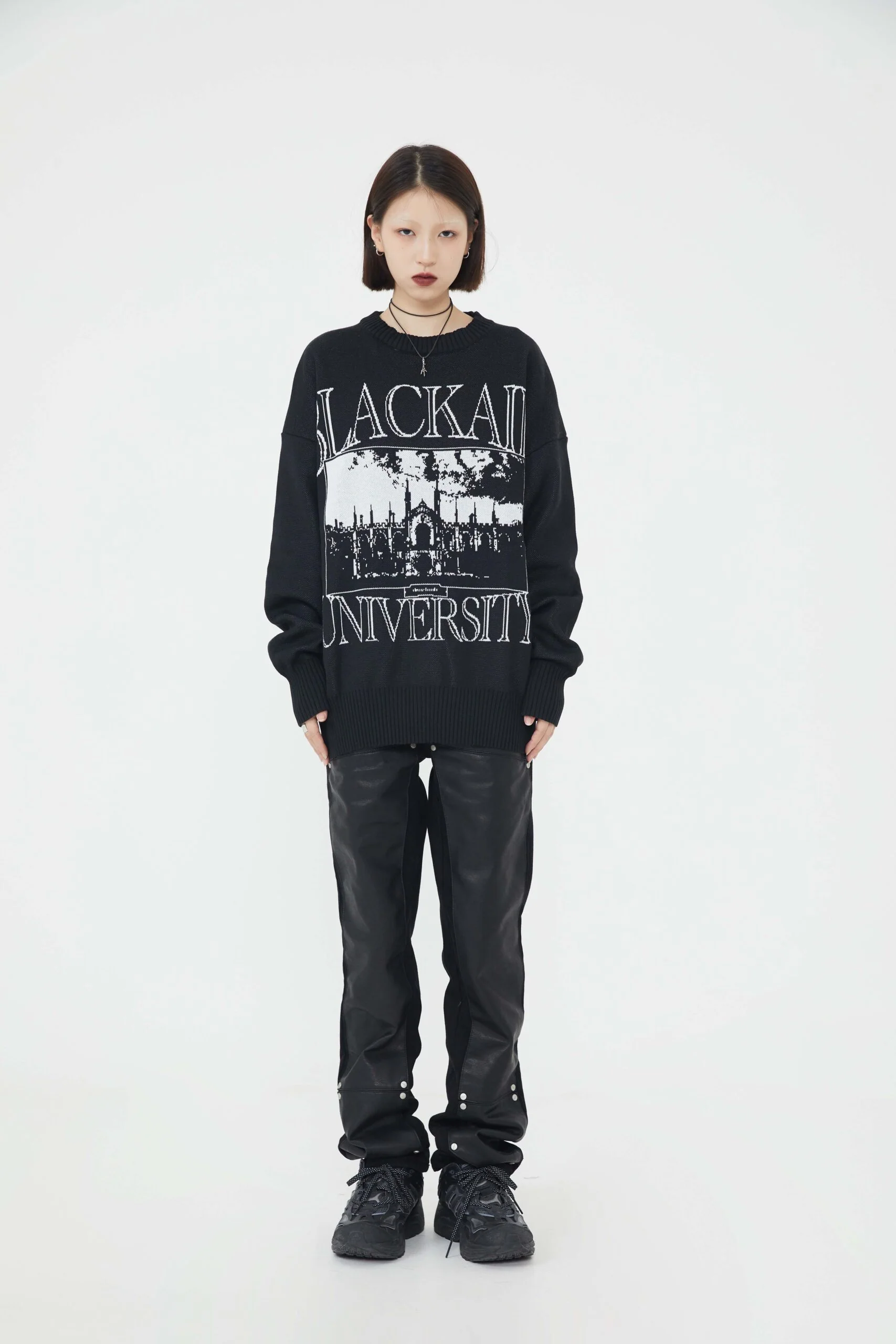 Dark University Knitwear