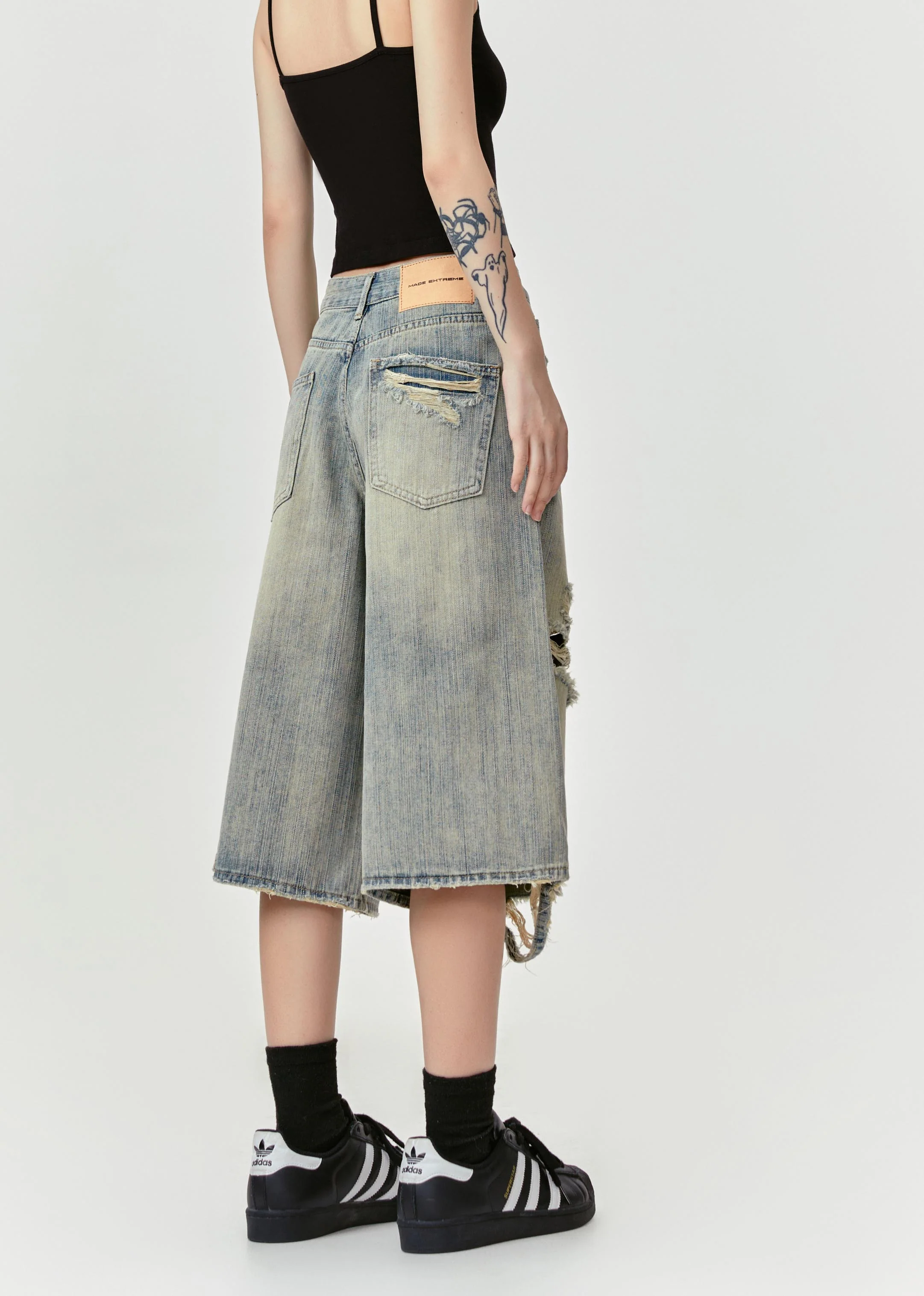 Woke Up Jeans Capri Pants