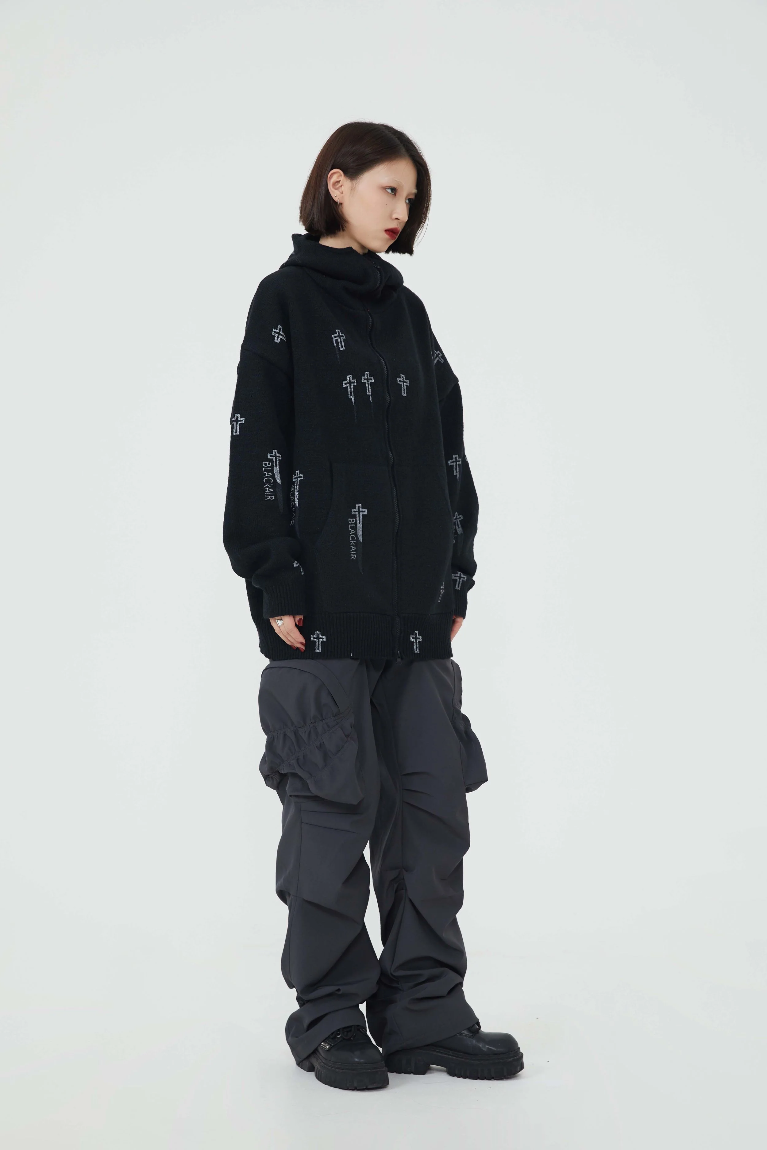 Anywhere Cross Hoodie Knit