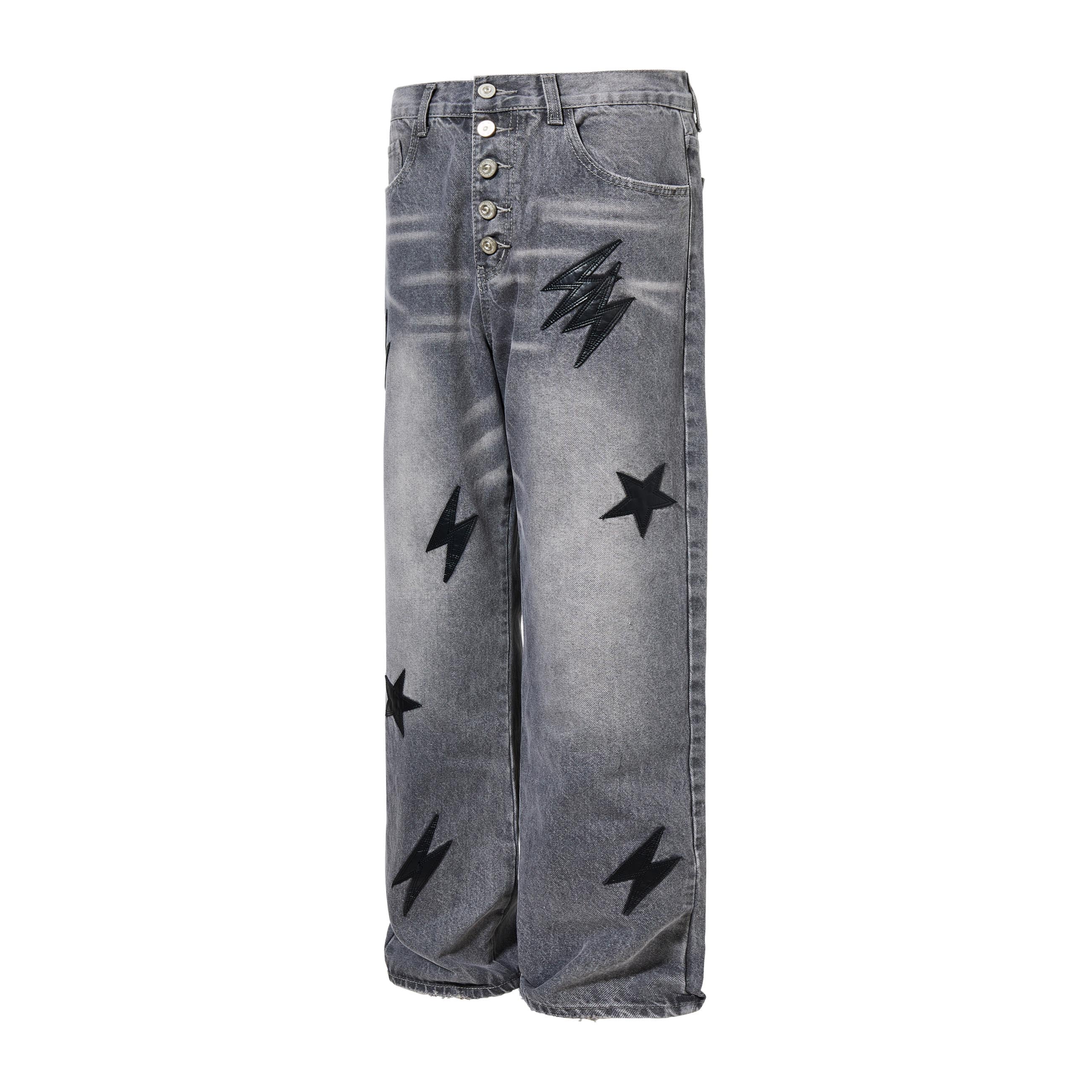 Lightning Star Jeans Pants