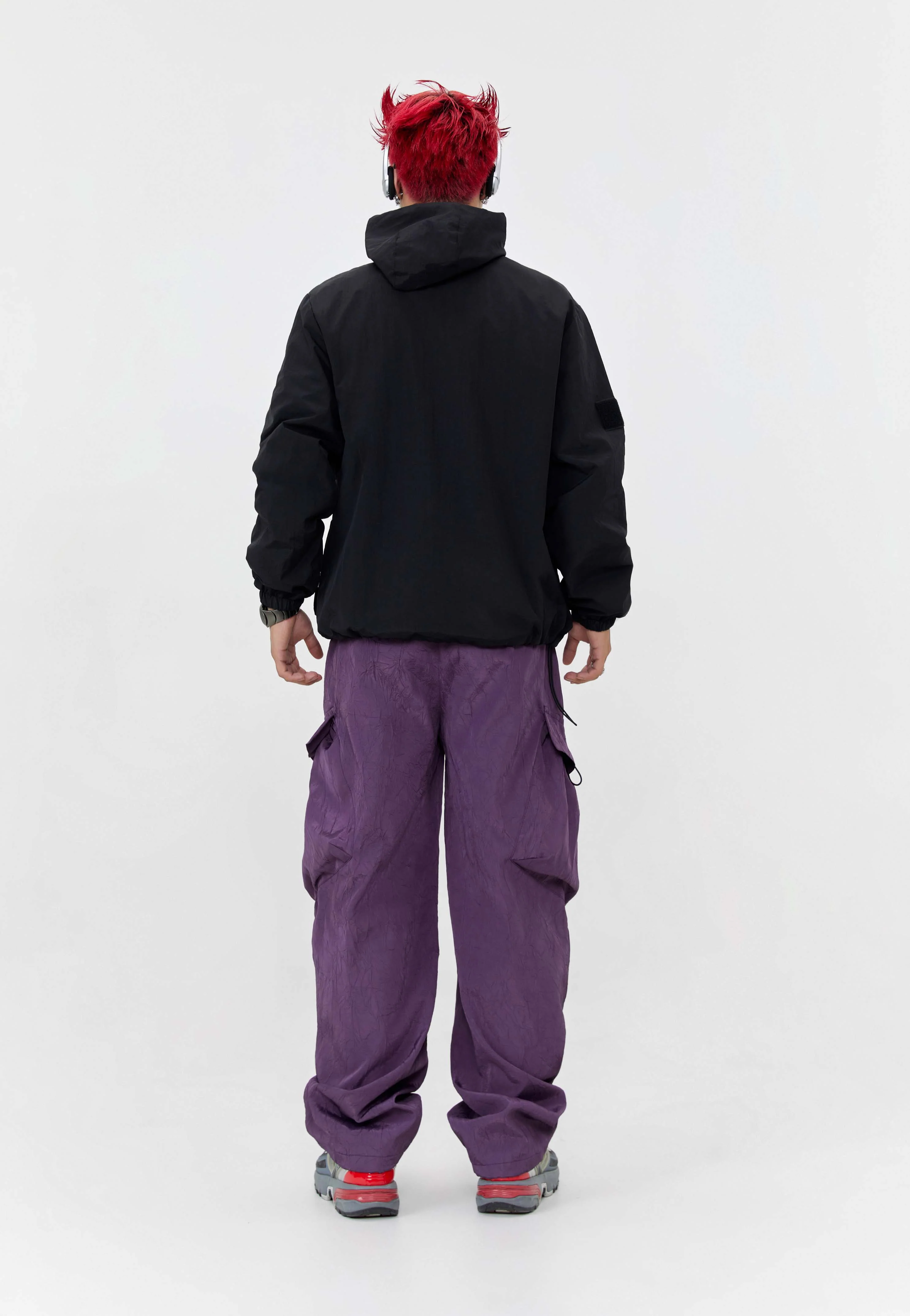 Multidimensional Space Windbreaker Jacket