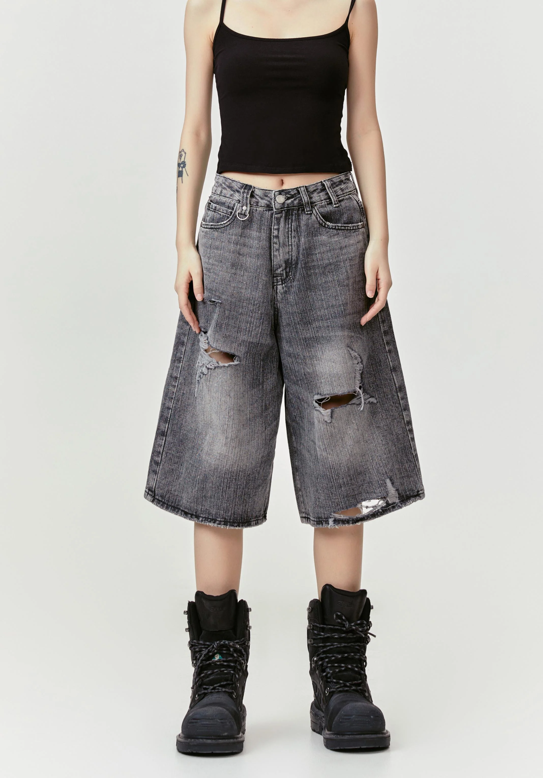 Woke Up Jeans Capri Pants