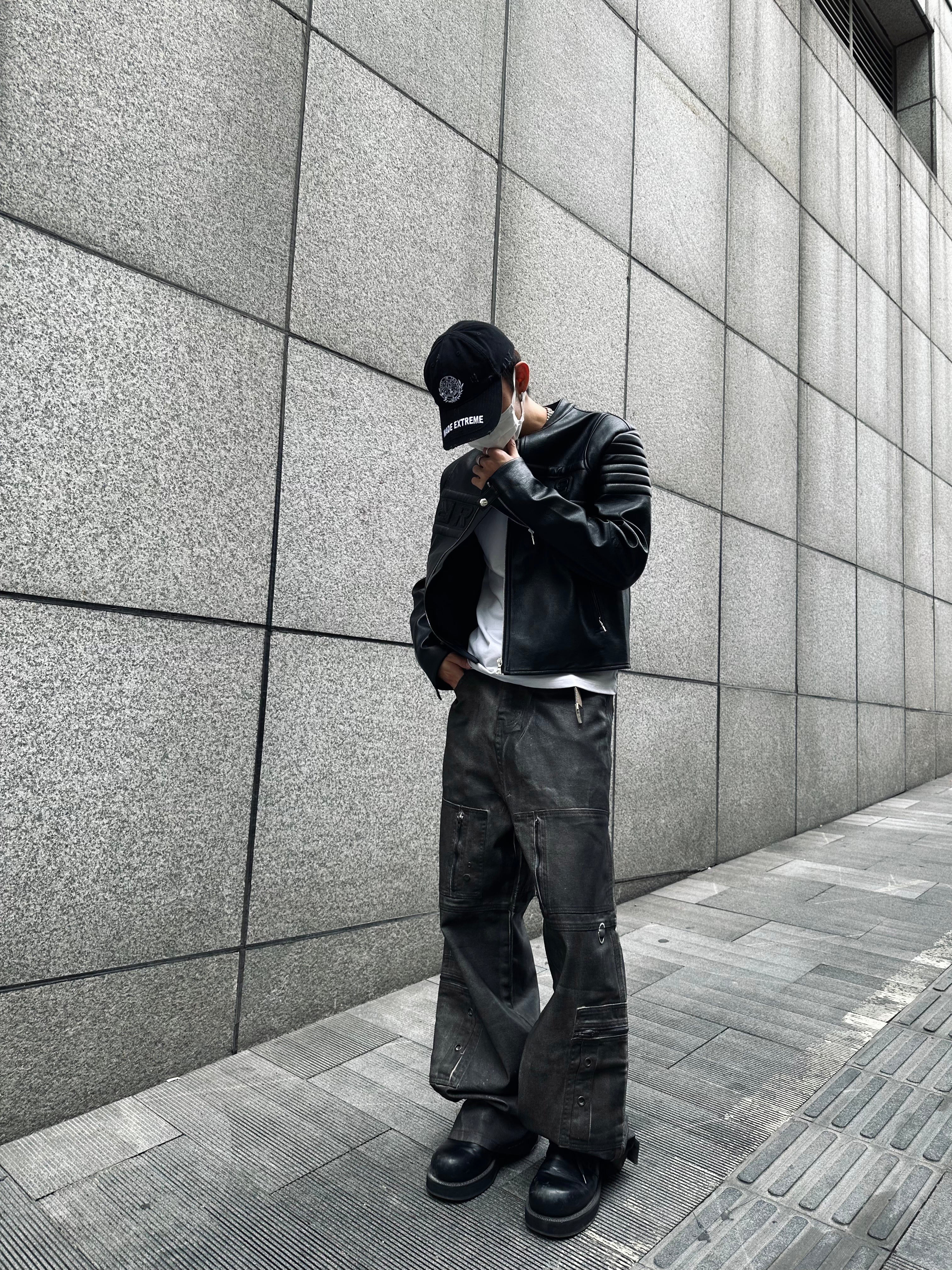 R69 No Love No Life Leather Jacket