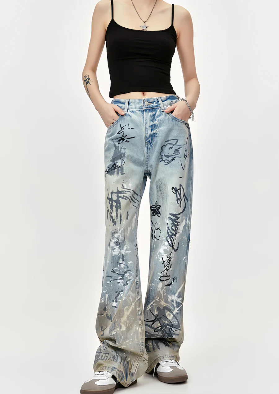Doodles Jeans Pants