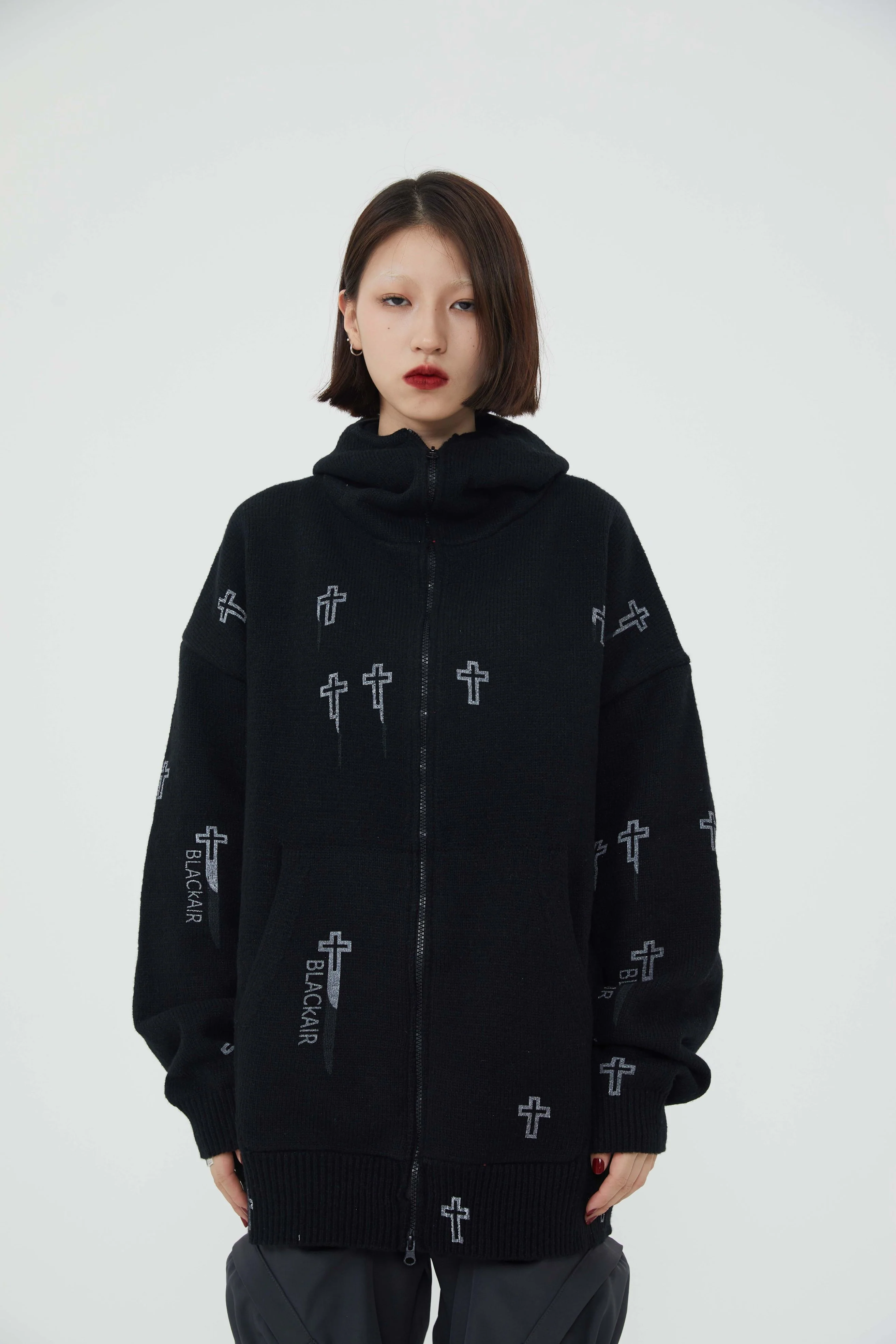 Anywhere Cross Hoodie Knit