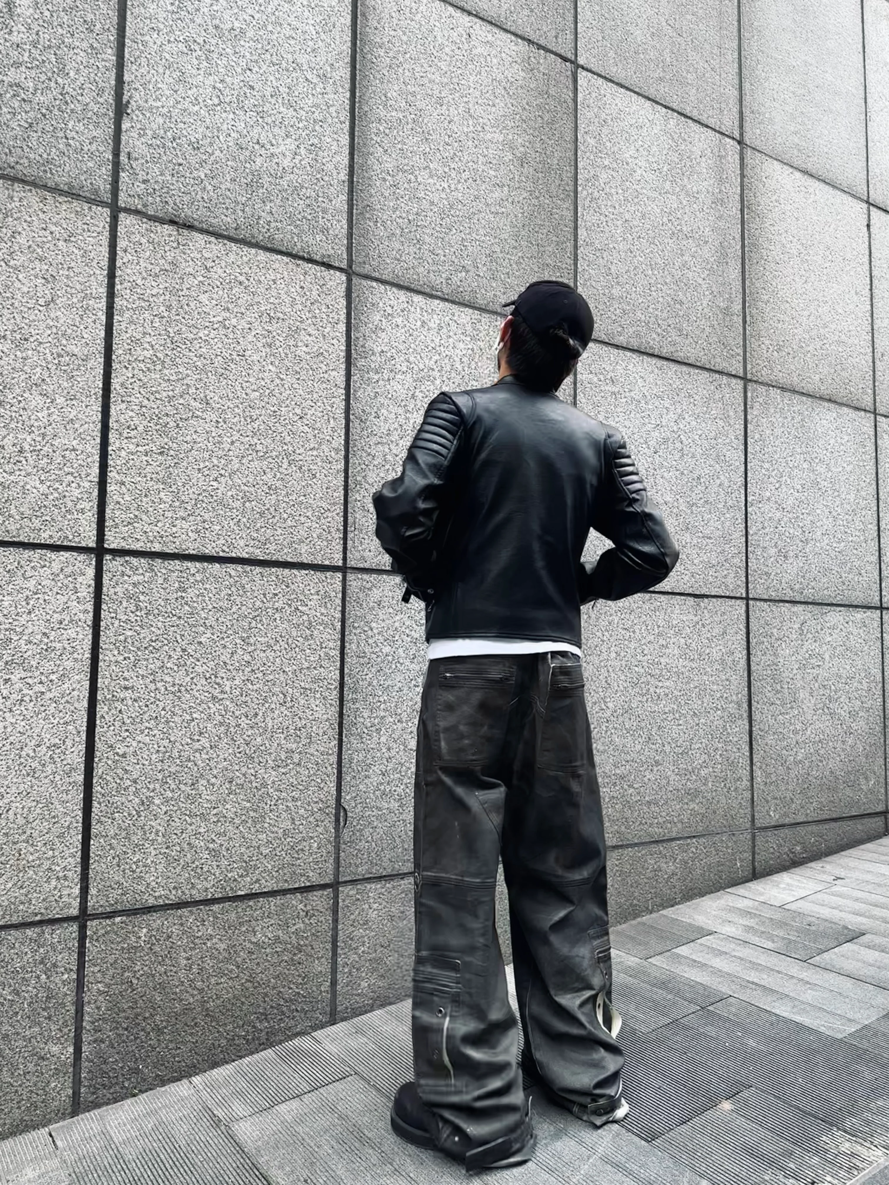 R69 No Love No Life Leather Jacket