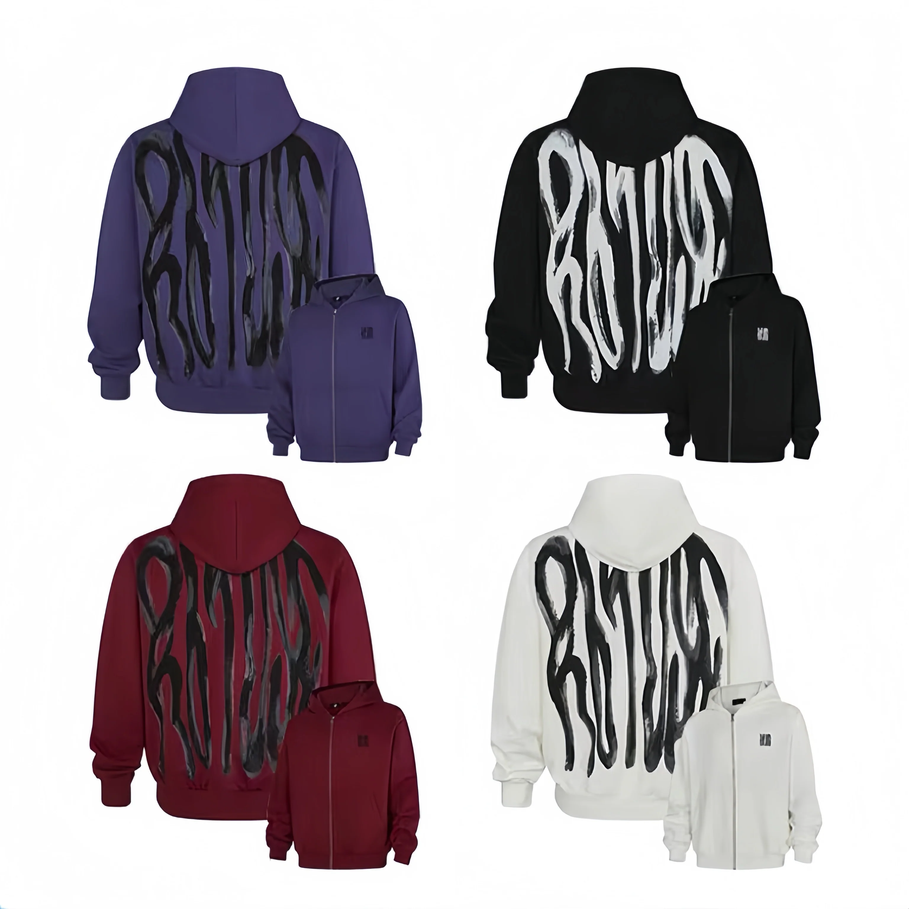 R69 Honesty Is Also A Weakness Hoodie Zip