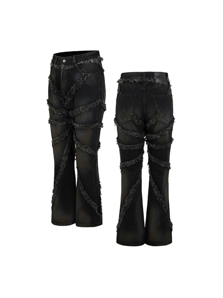 R69 Gigantic Octopus Jeans Pants